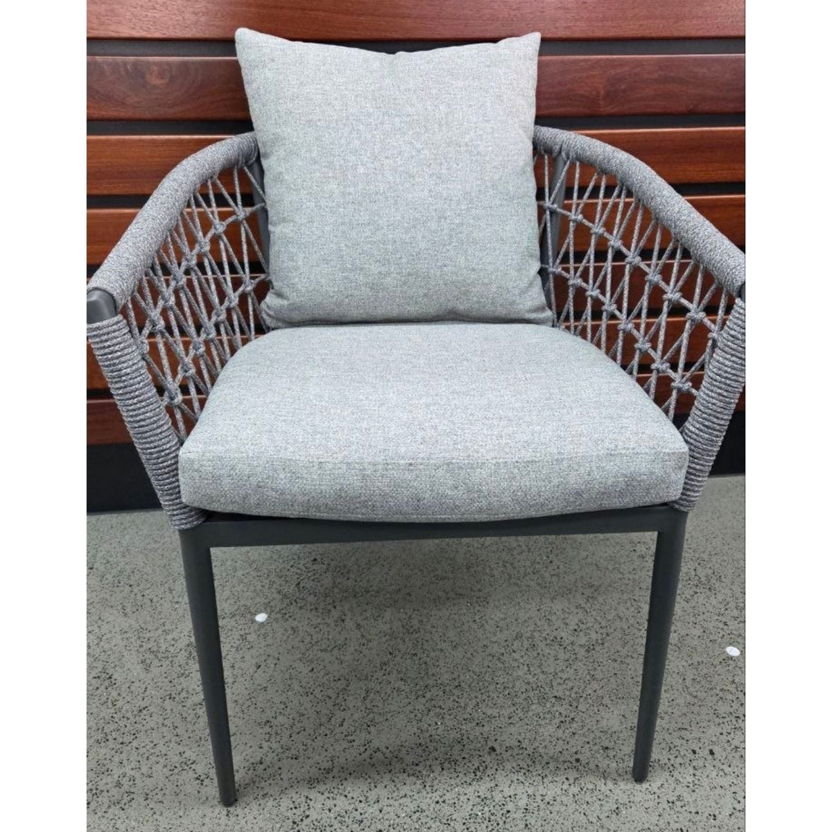 Kinsley Dining Chair - Charcoal - Lume Outdoor Living