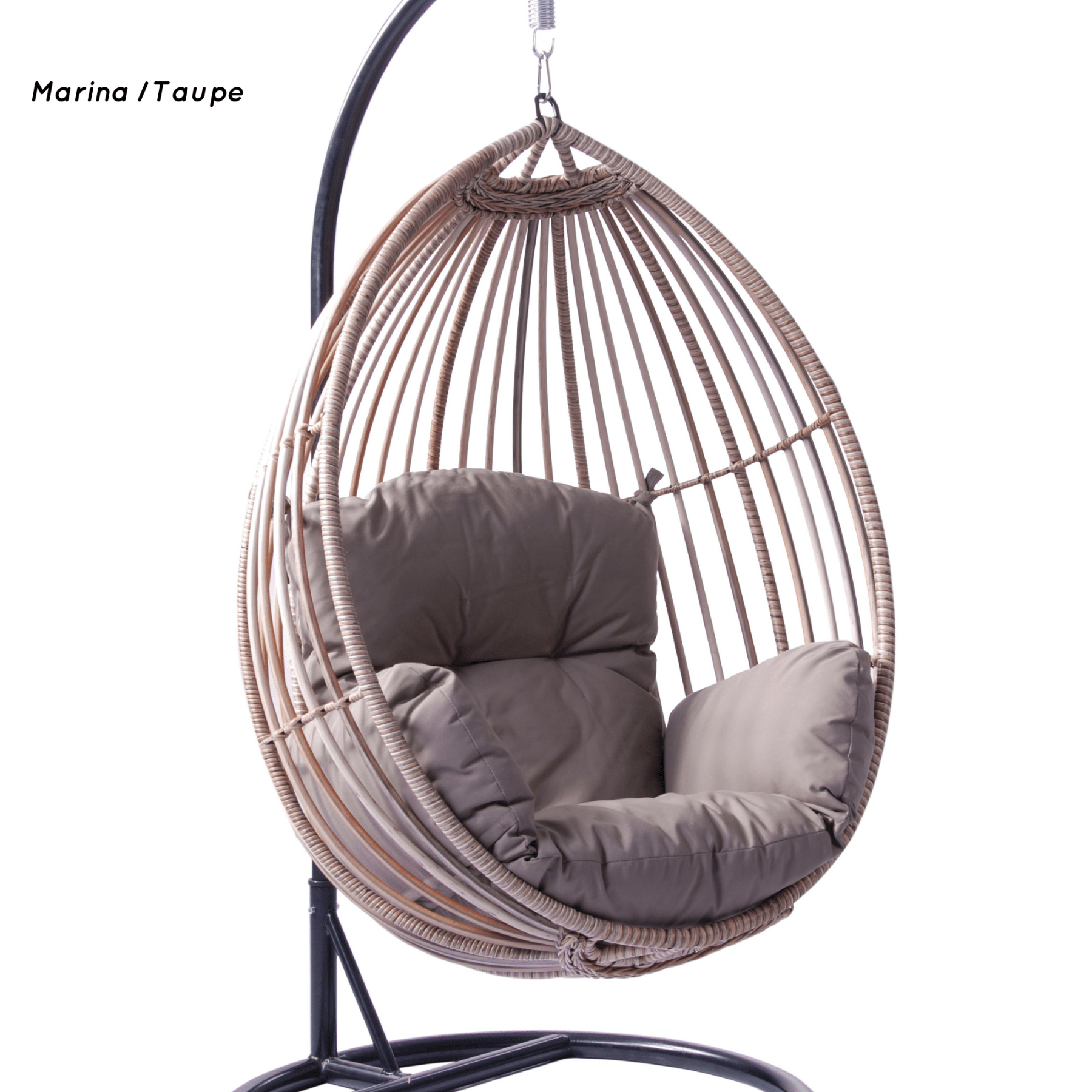 Koala Hanging Egg Chair with stand - 2 colours - Lume Outdoor Living