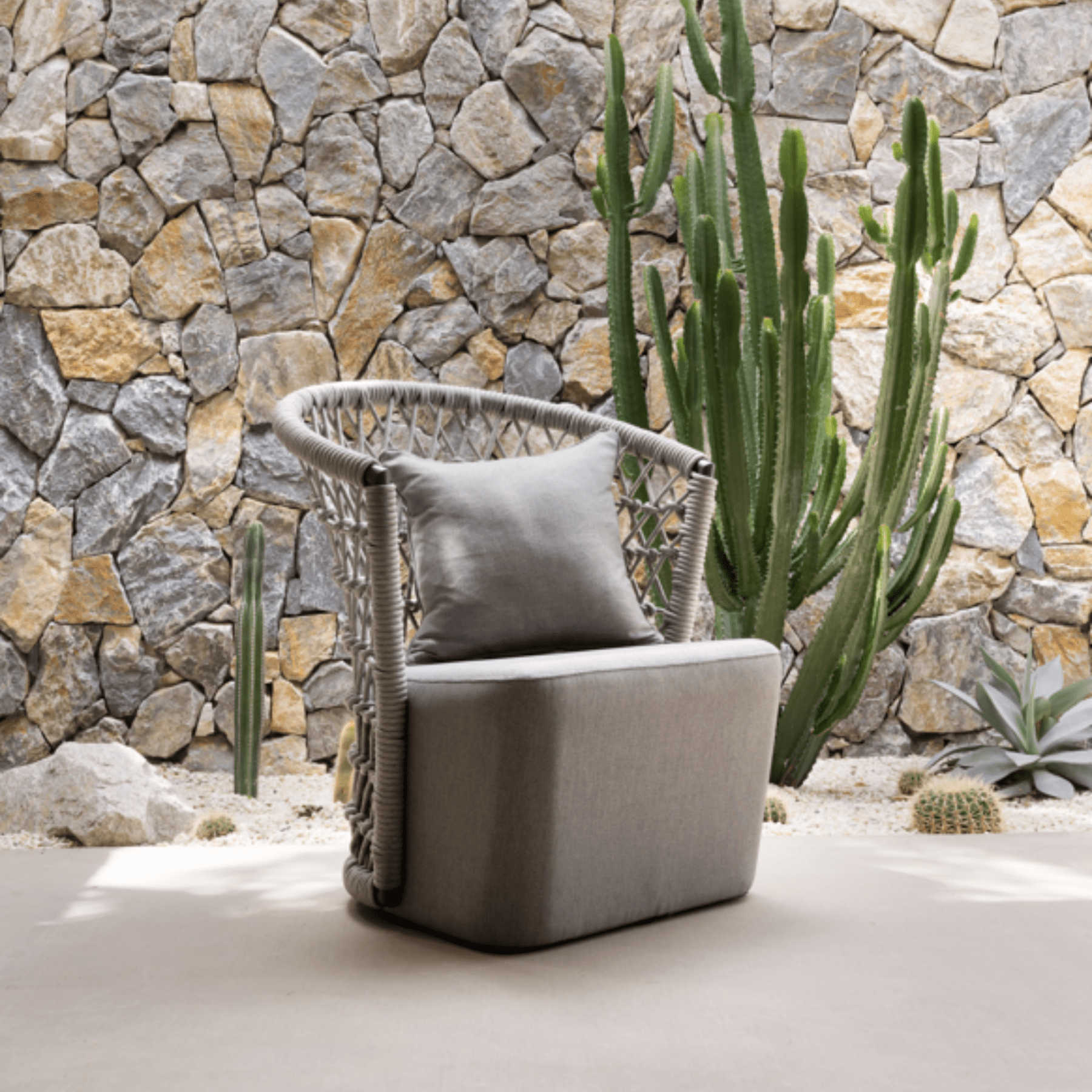 Leto occasional outdoor lounge chair - Lume Outdoor Living