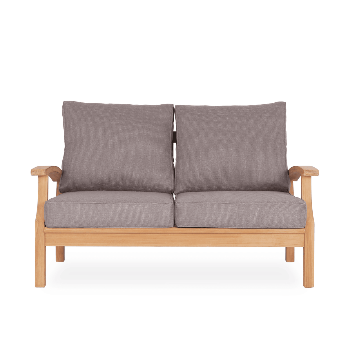Lombok 2-seater Lounge Chair - Teak/Dove - Lume Outdoor Living