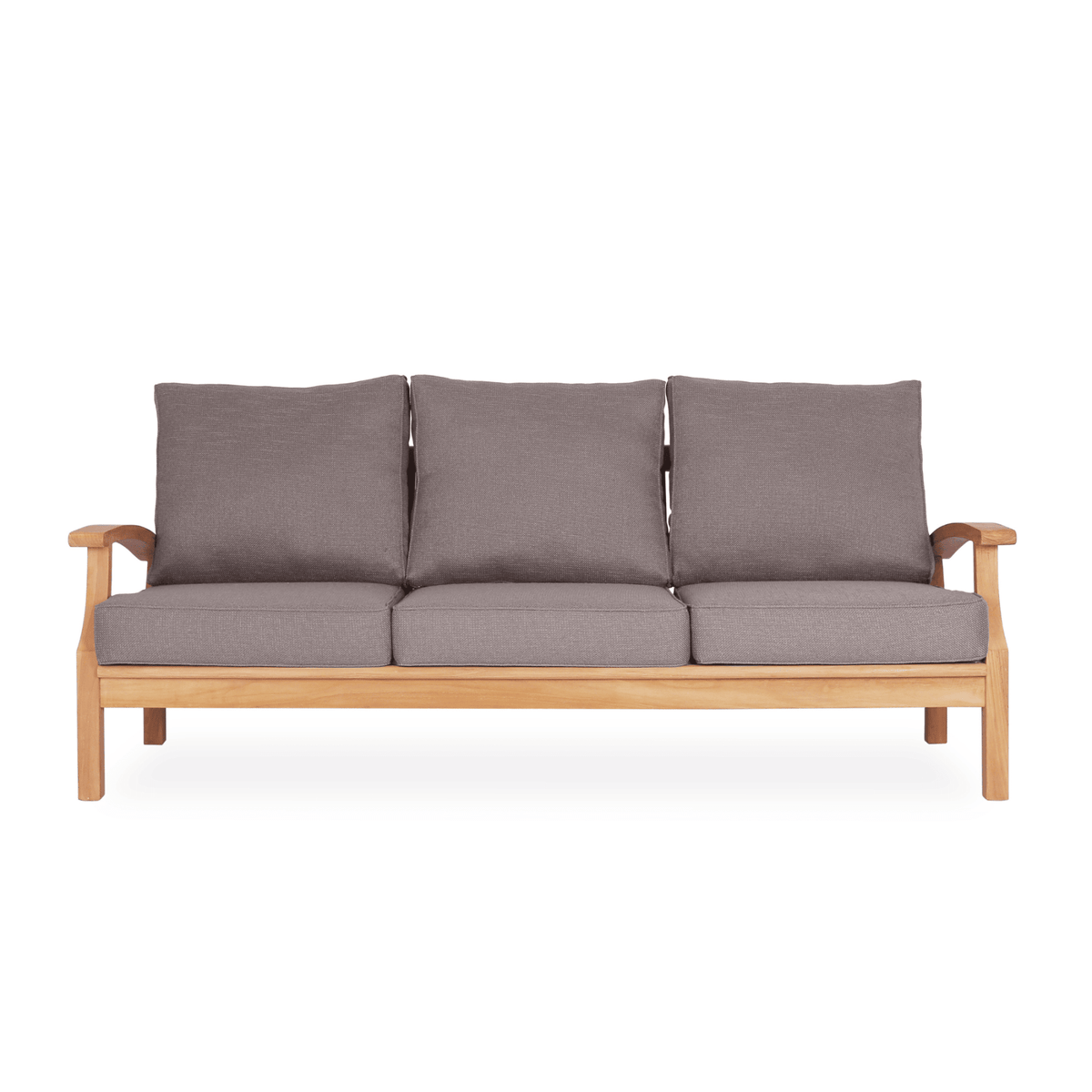 Lombok 3-seater Lounge Chair - Teak/Dove - Lume Outdoor Living