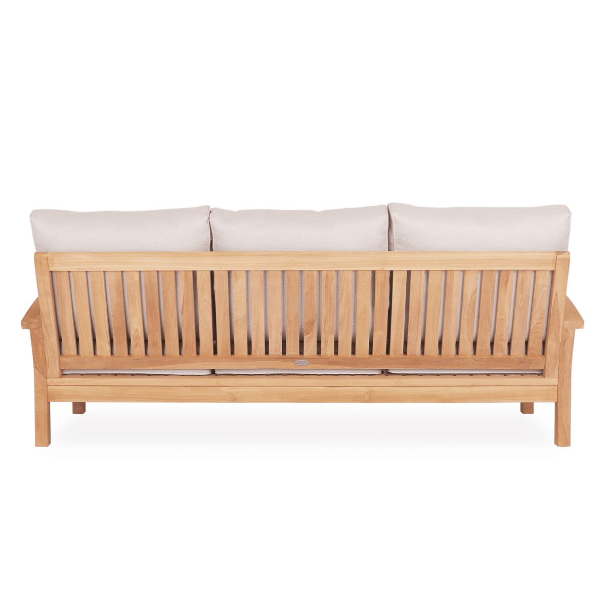 Lombok 3-seater Lounge Chair - Teak/Wheat - Lume Outdoor Living