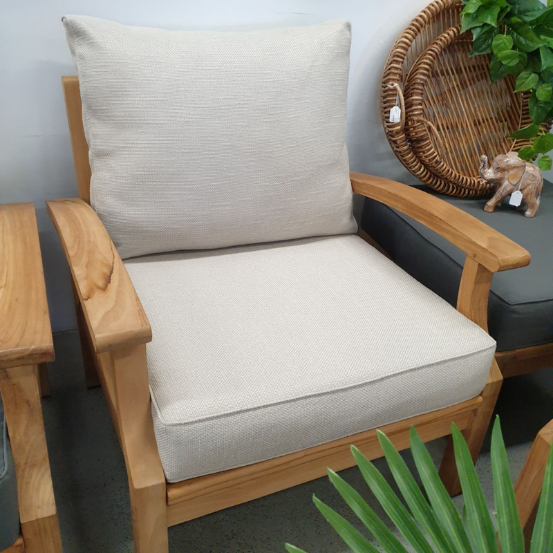 Lombok Teak Outdoor Lounge Armchair