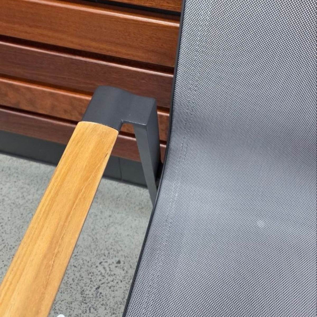 Luca Dining Chair - Charcoal/Iron Grey - Lume Outdoor Living