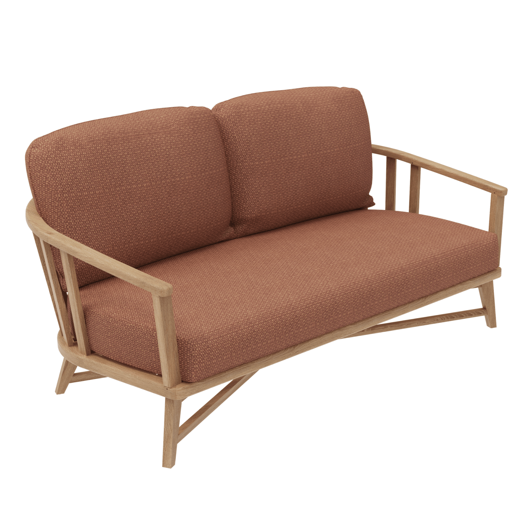 Lyon teak lounge setting - 4 piece outdoor lounge - FL205 - Lume Outdoor Living