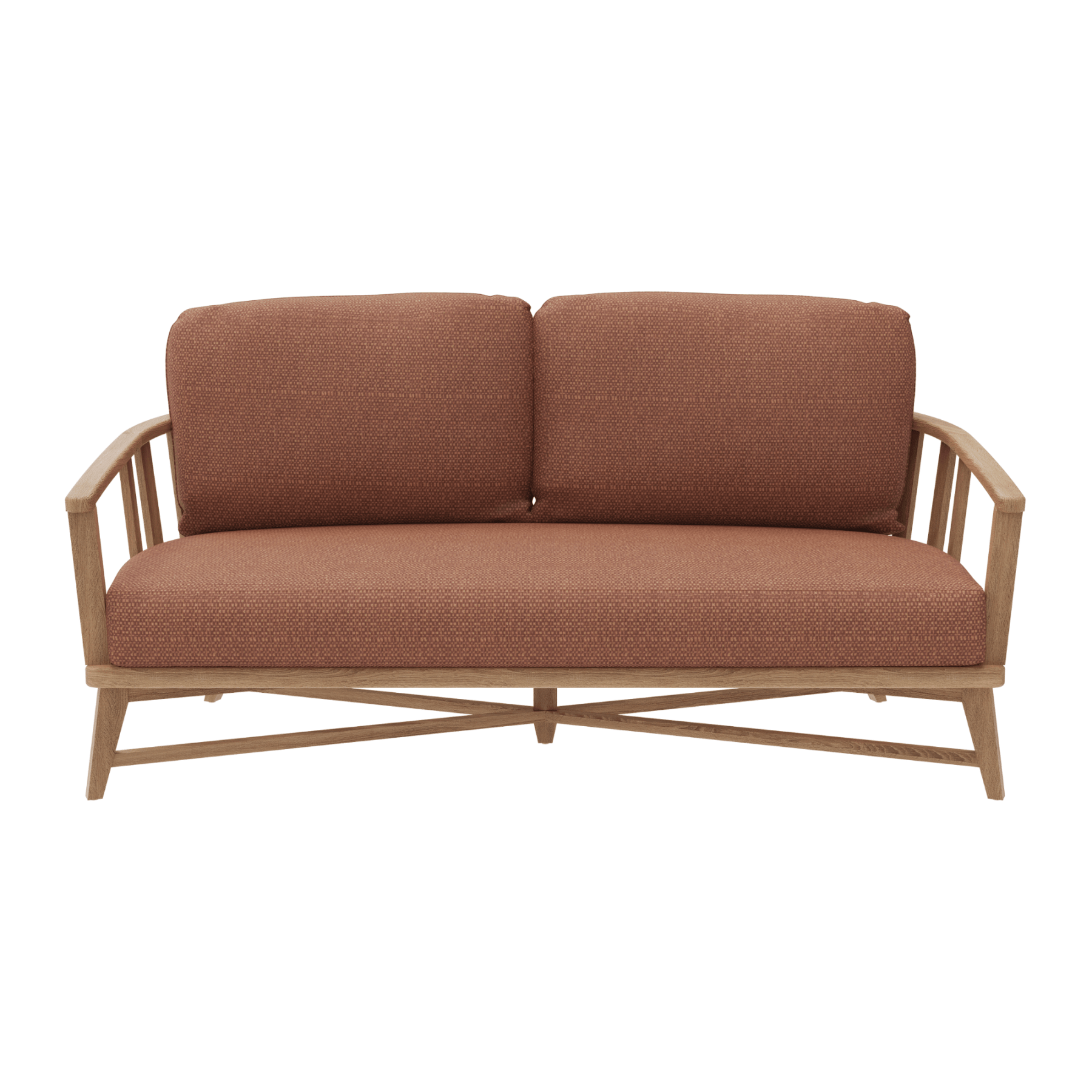 Lyon teak lounge setting - 4 piece outdoor lounge - FL205 - Lume Outdoor Living