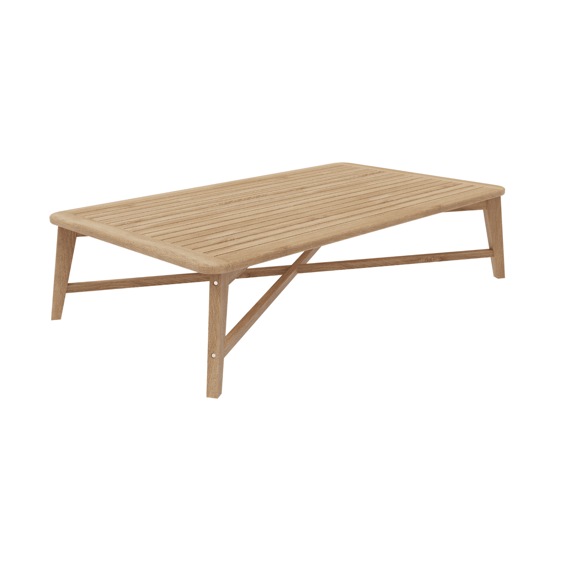 Lyon teak lounge setting - 4 piece outdoor lounge - FL205 - Lume Outdoor Living