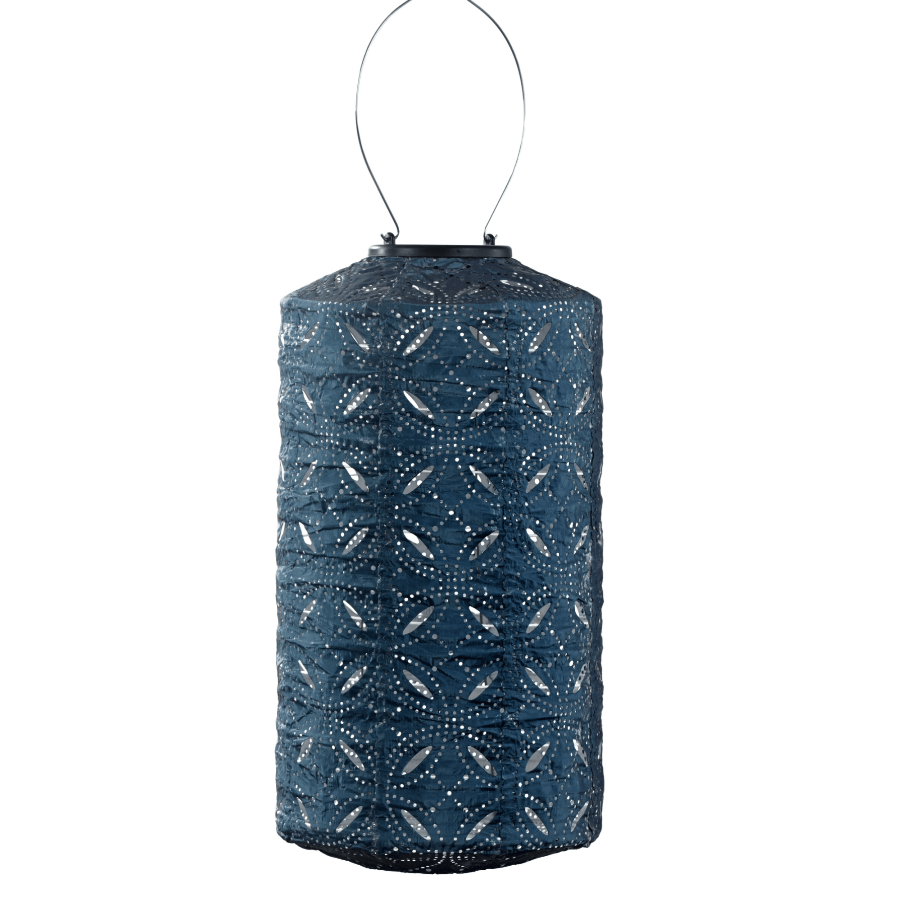 Mandela Cylinder 18 - Solar Lantern - Petrol - Lumiz - Lume Outdoor Living