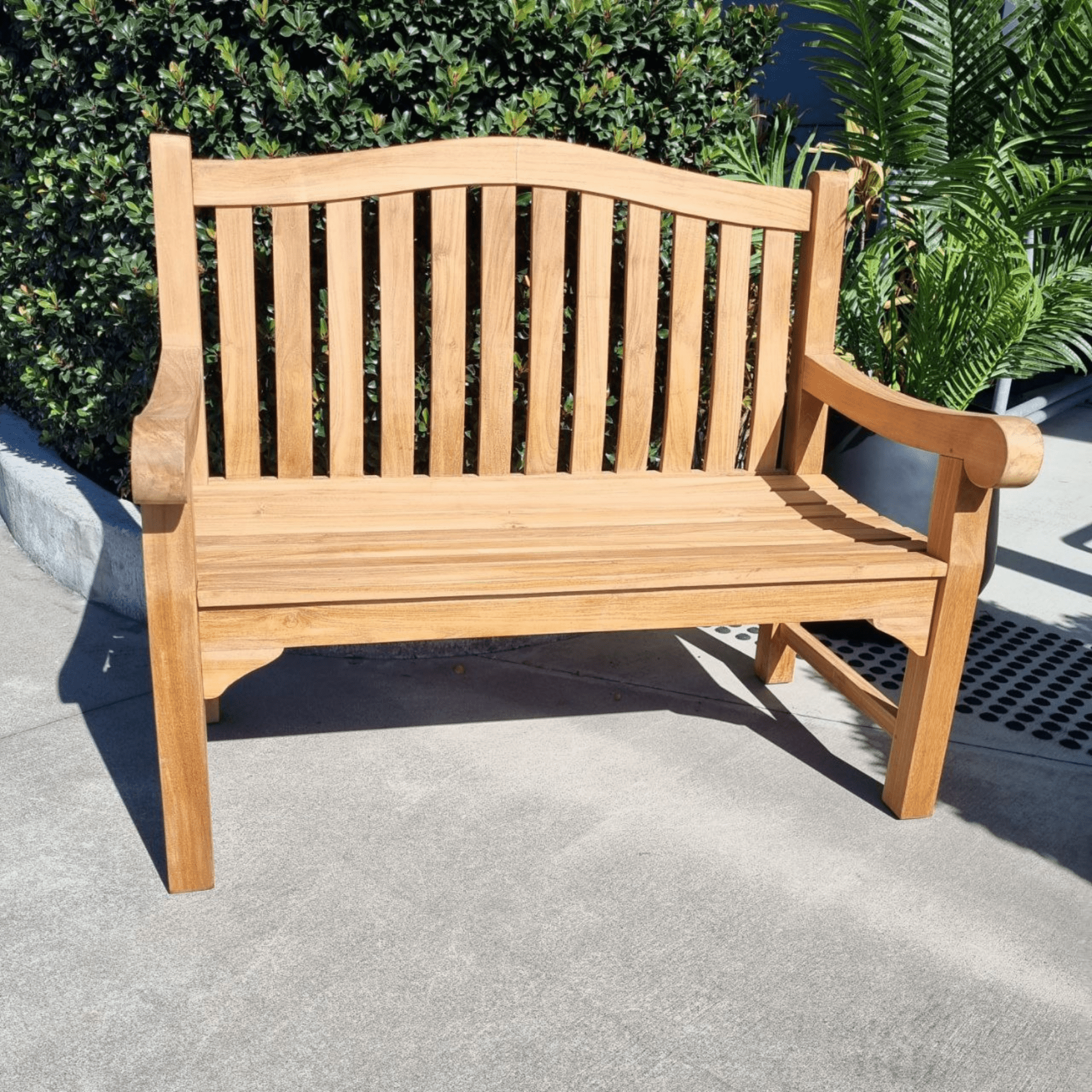 Mauritius Teak Garden Bench 120cm - Lume Outdoor Living