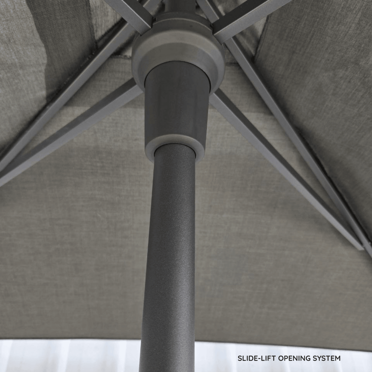 Mira 270cm Hexagonal Umbrella - Multiple Colours - Lume Outdoor Living