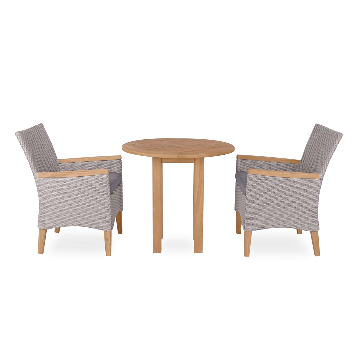 Montego & Florence 80cm Round 3pce Dining Setting - Lume Outdoor Living