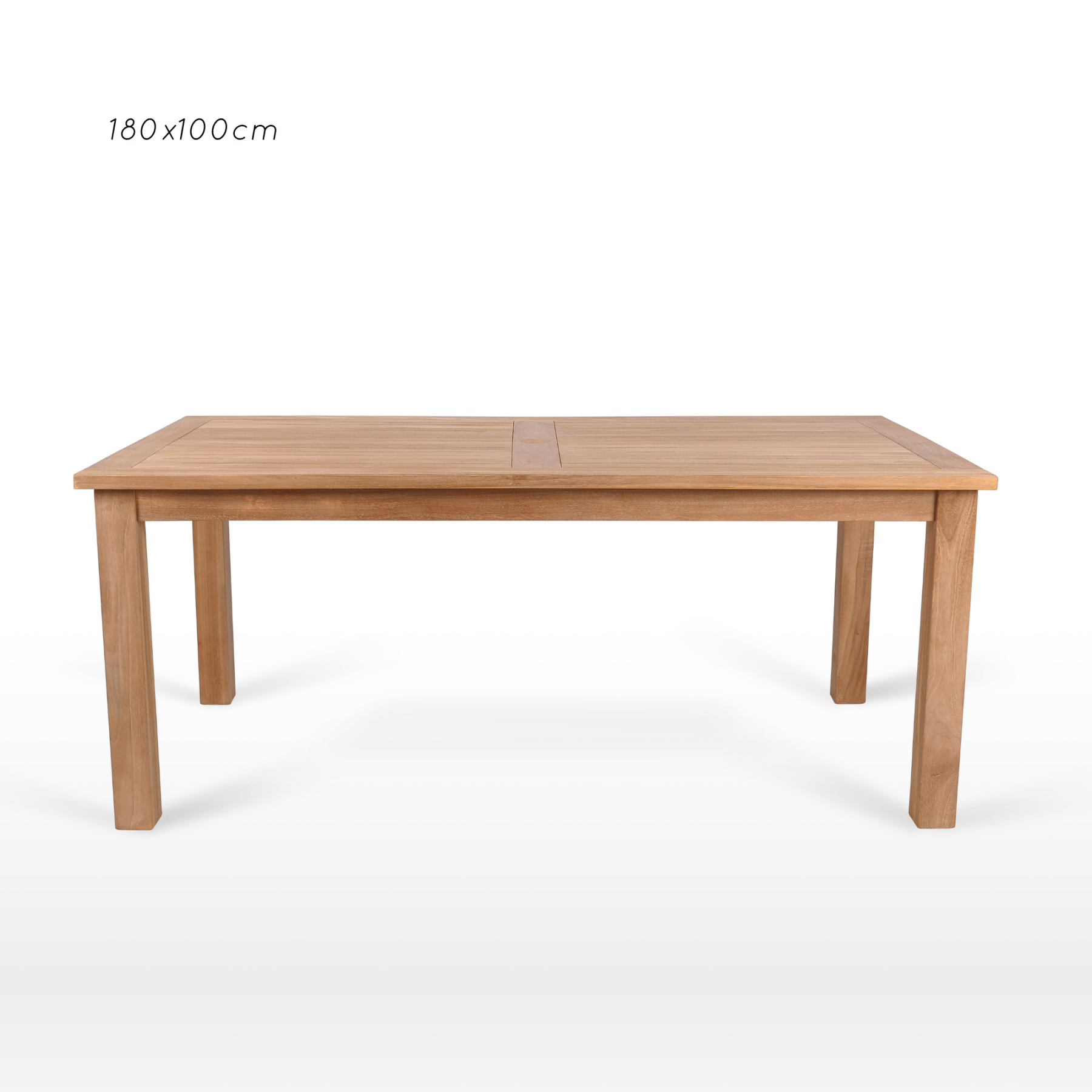 Montego teak rectangle outdoor dining table - multiple sizes - Lume Outdoor Living