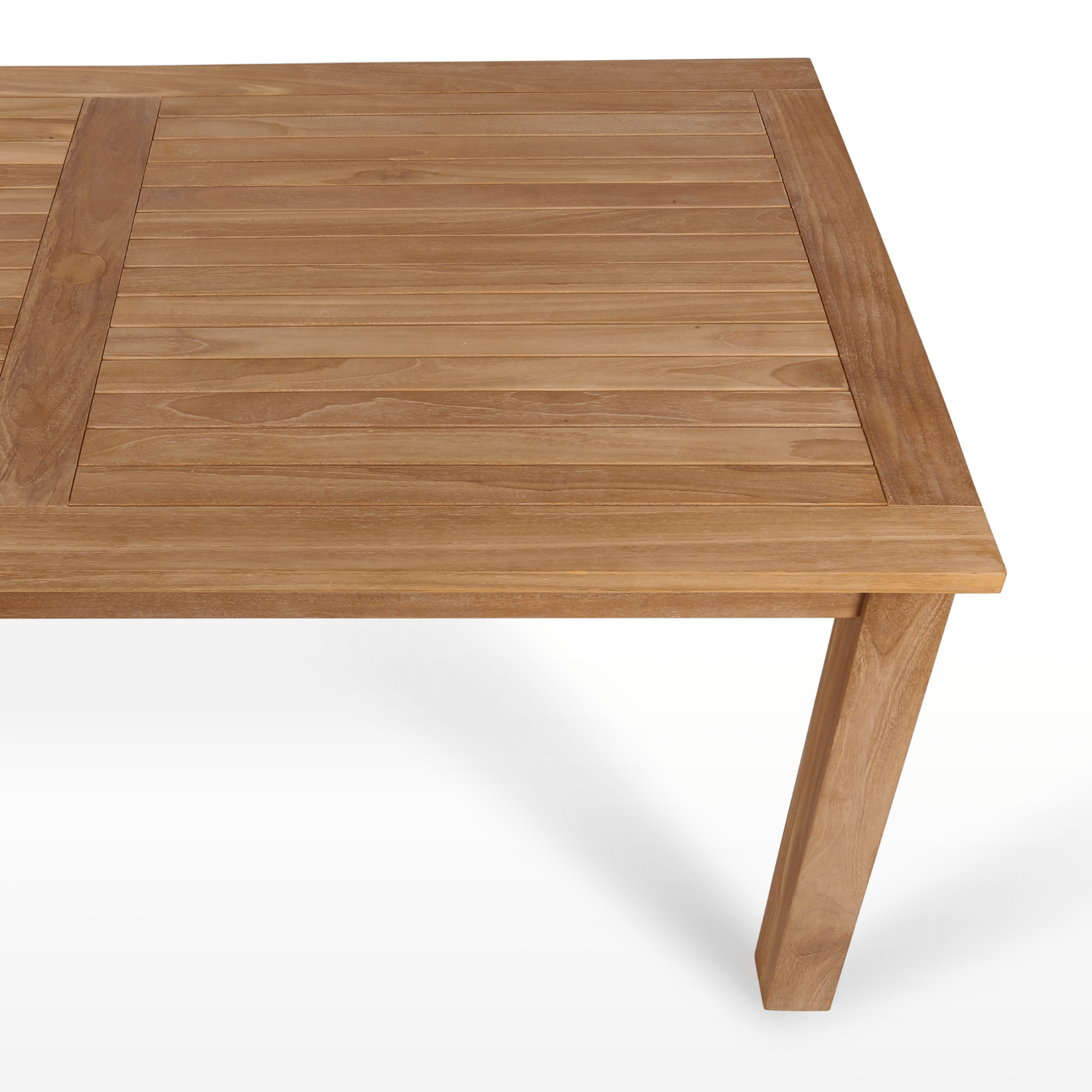 Montego teak rectangle outdoor dining table - multiple sizes - Lume Outdoor Living