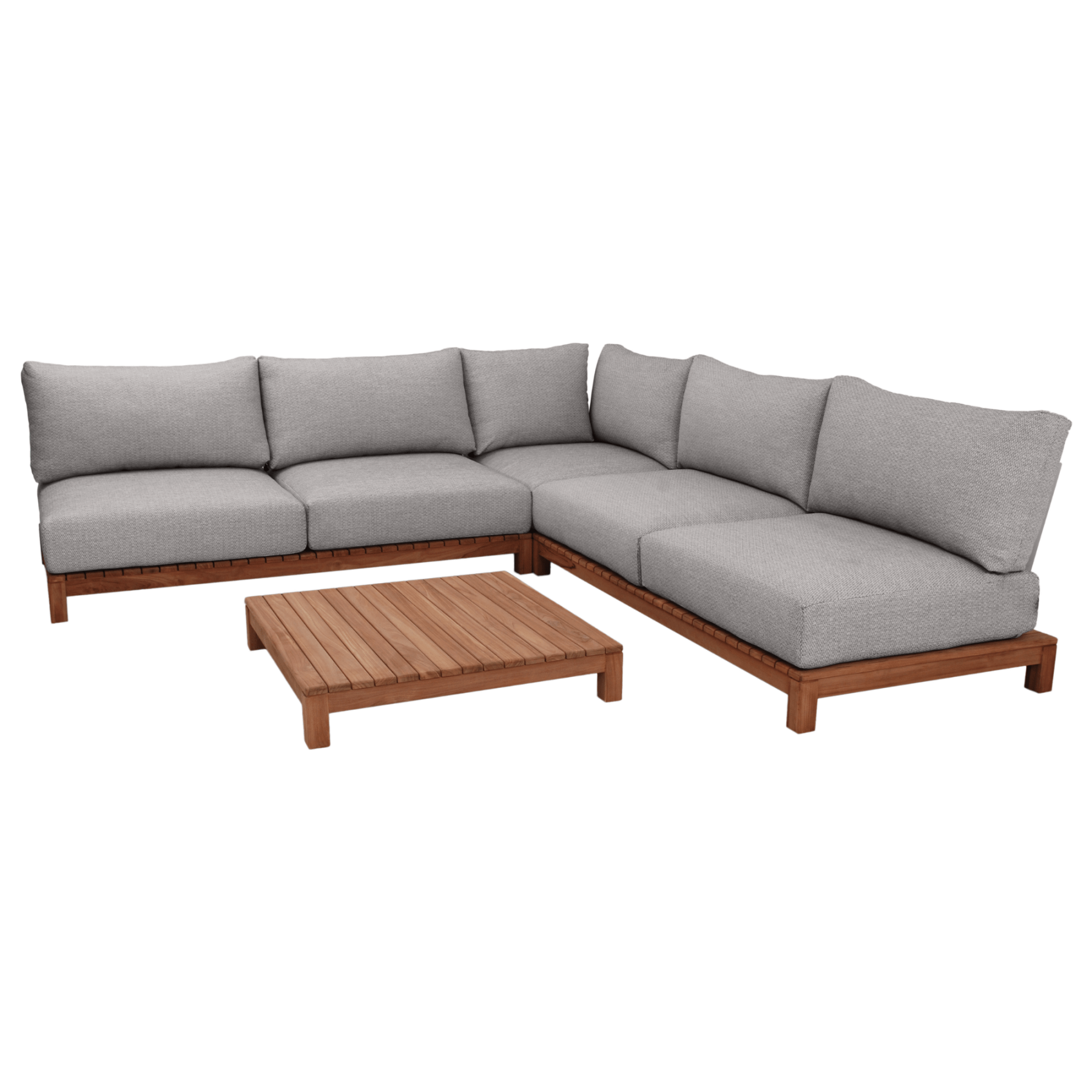 Pierre 4 - piece Corner Outdoor Lounge Setting - Lume Outdoor Living