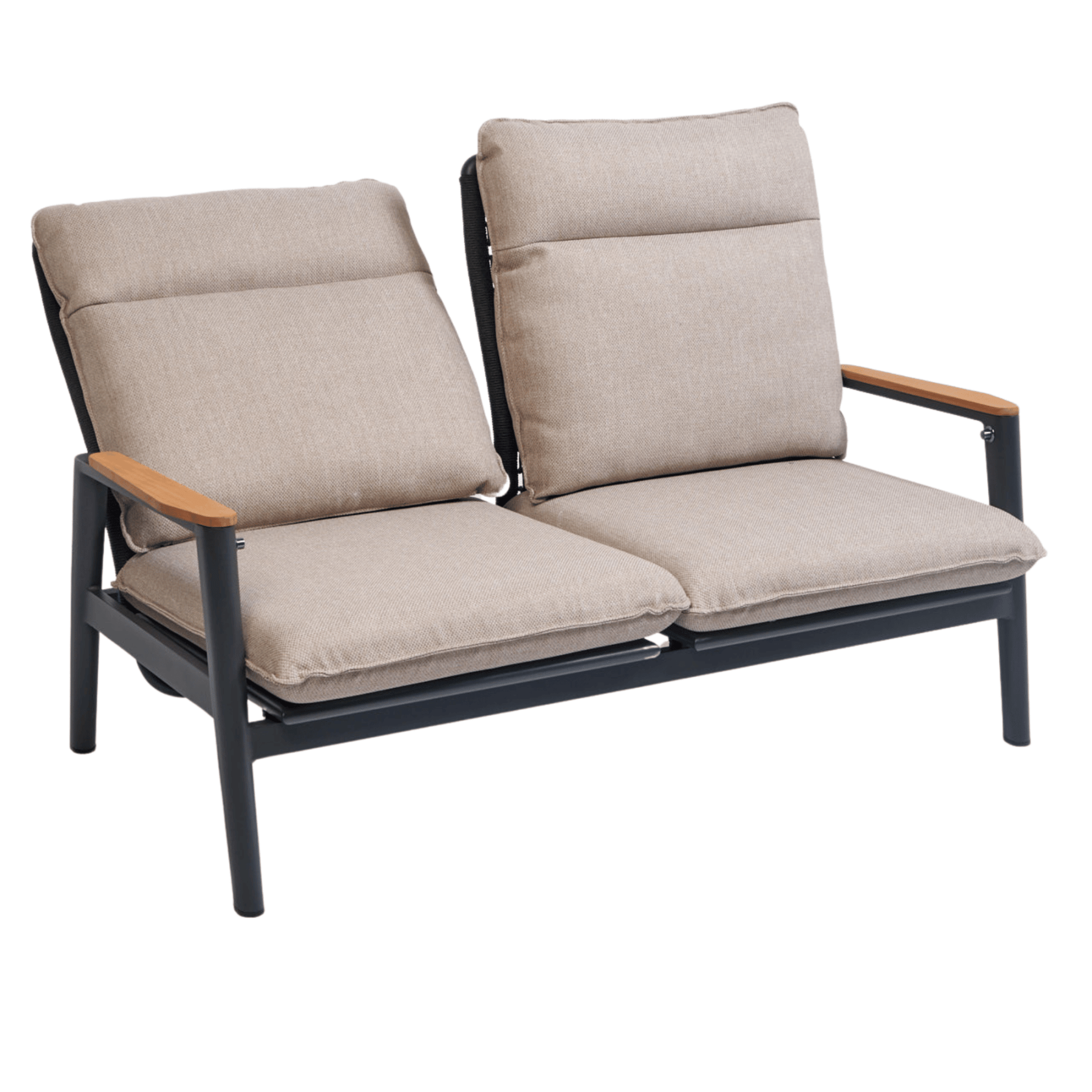 Pinehurst Two - seat Recliner Outdoor Lounge Chair - Lume Outdoor Living