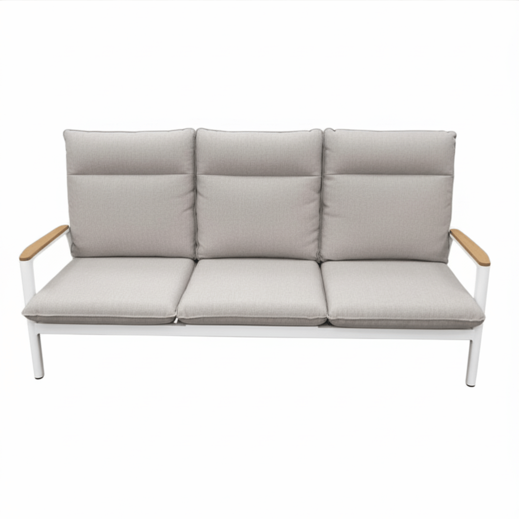 Pinehurst Outdoor Triple Recliner Lounge Chair - White