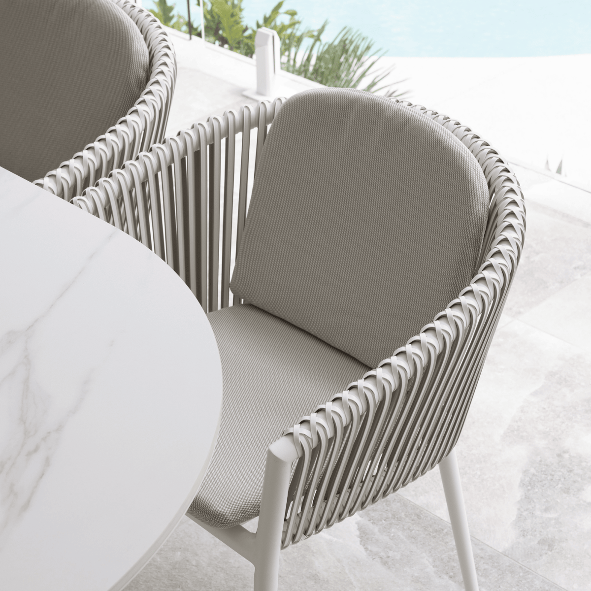 Ponte & Artemis 240x110cm 9pce Dining Setting - Lume Outdoor Living