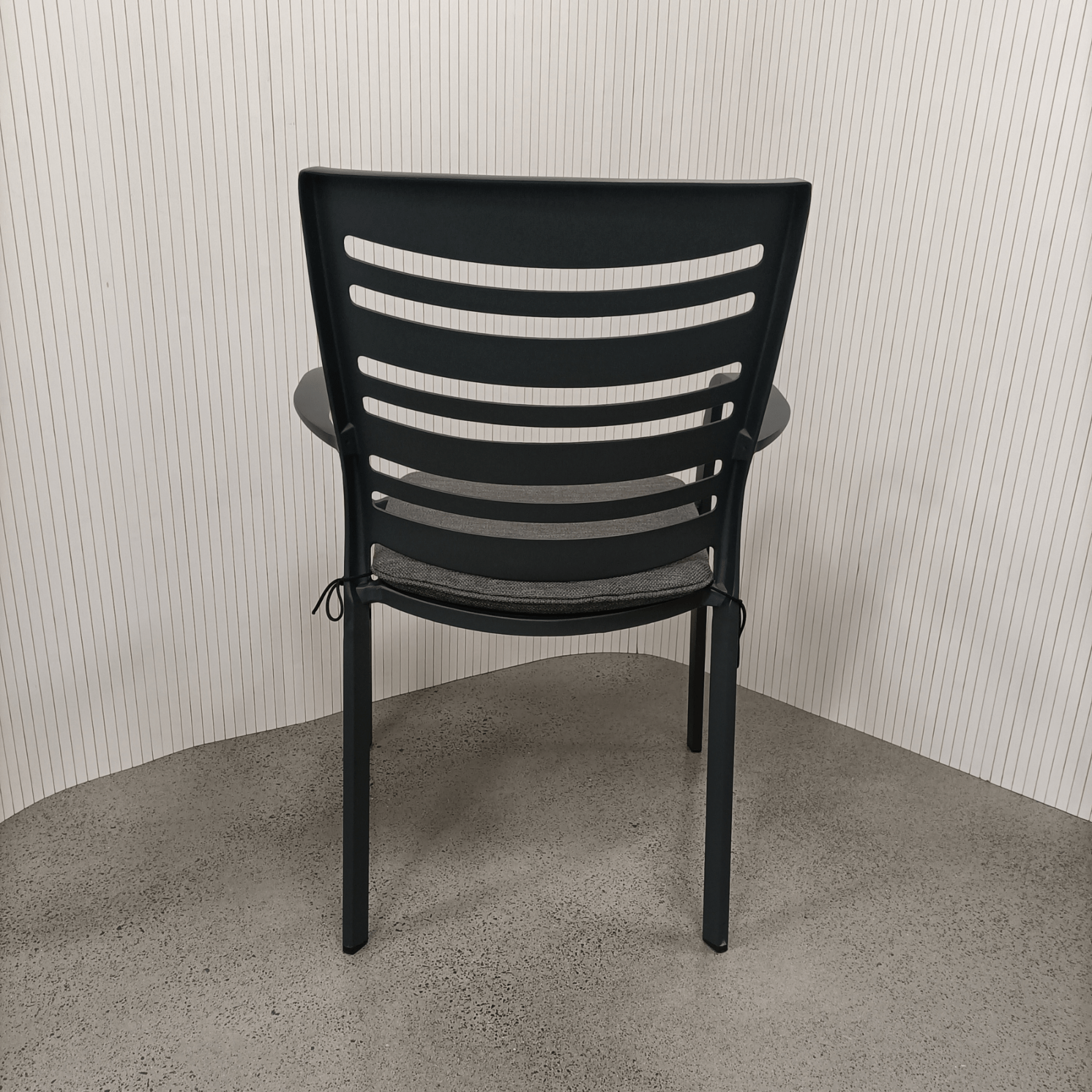 Portsea outdoor dining chair - charcoal - Lume Outdoor Living