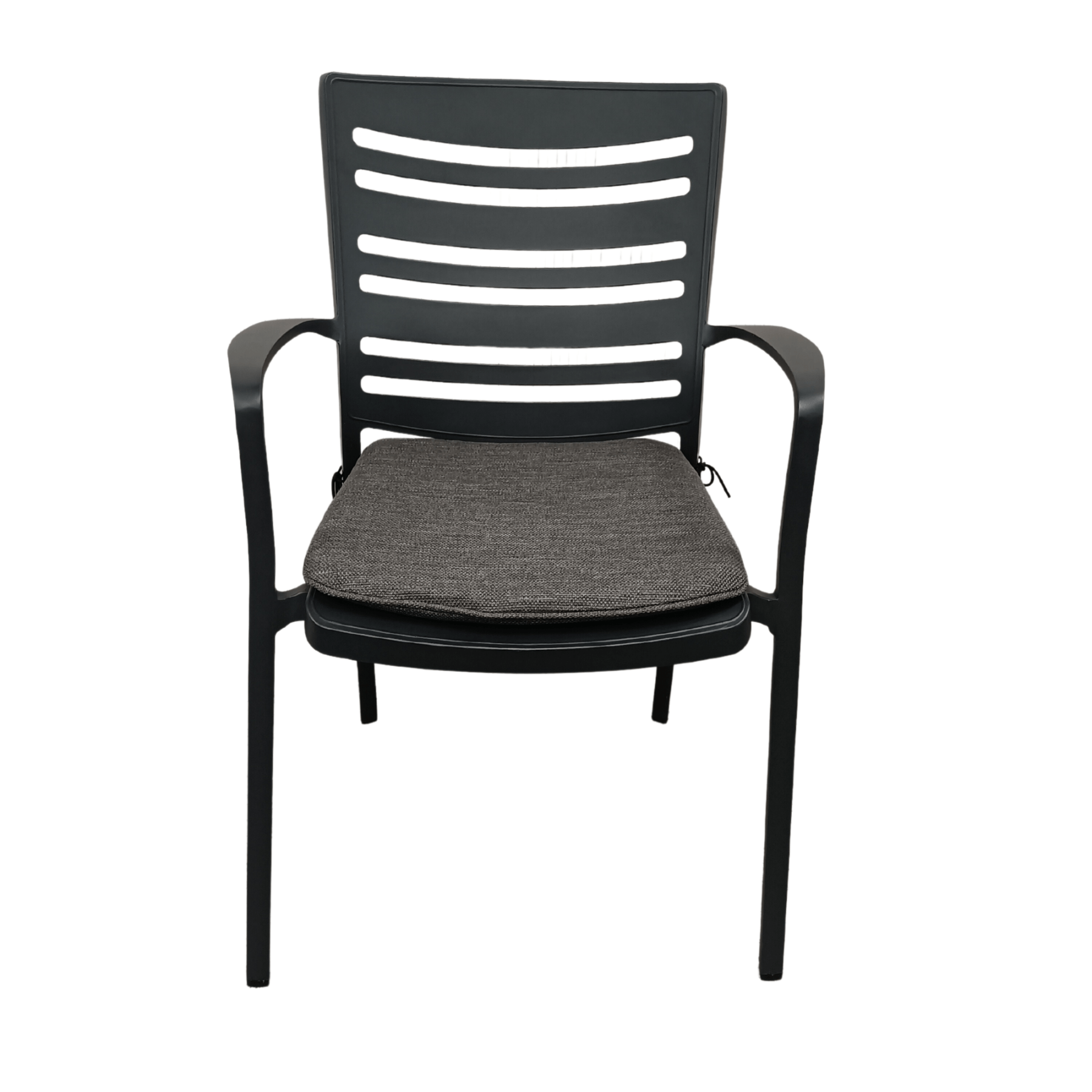 Portsea outdoor dining chair - charcoal - Lume Outdoor Living