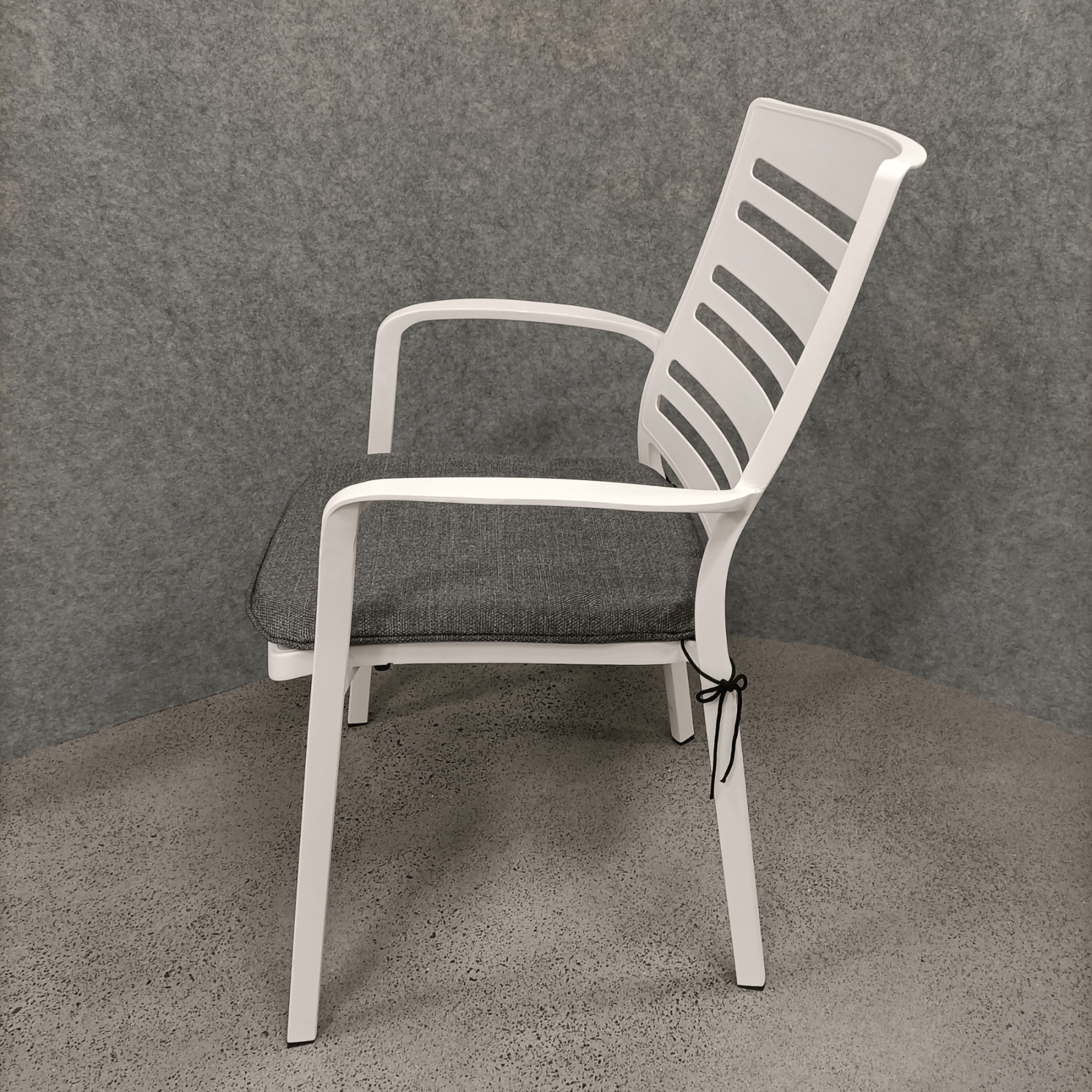 Portsea outdoor dining chair - off - white - Lume Outdoor Living