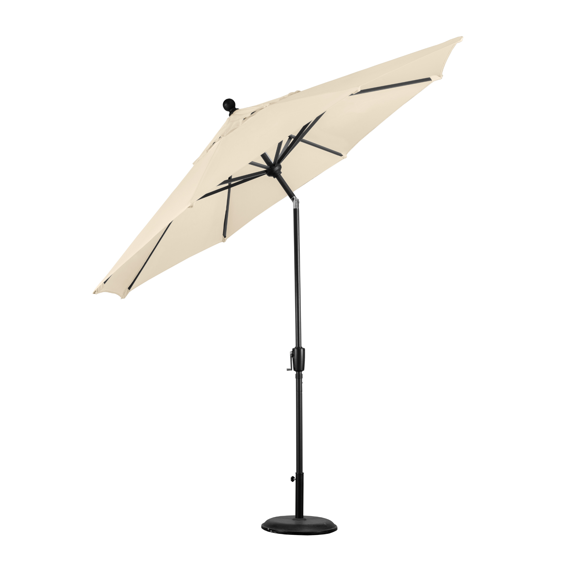 rio 270cm natural umbrella shelta tilted