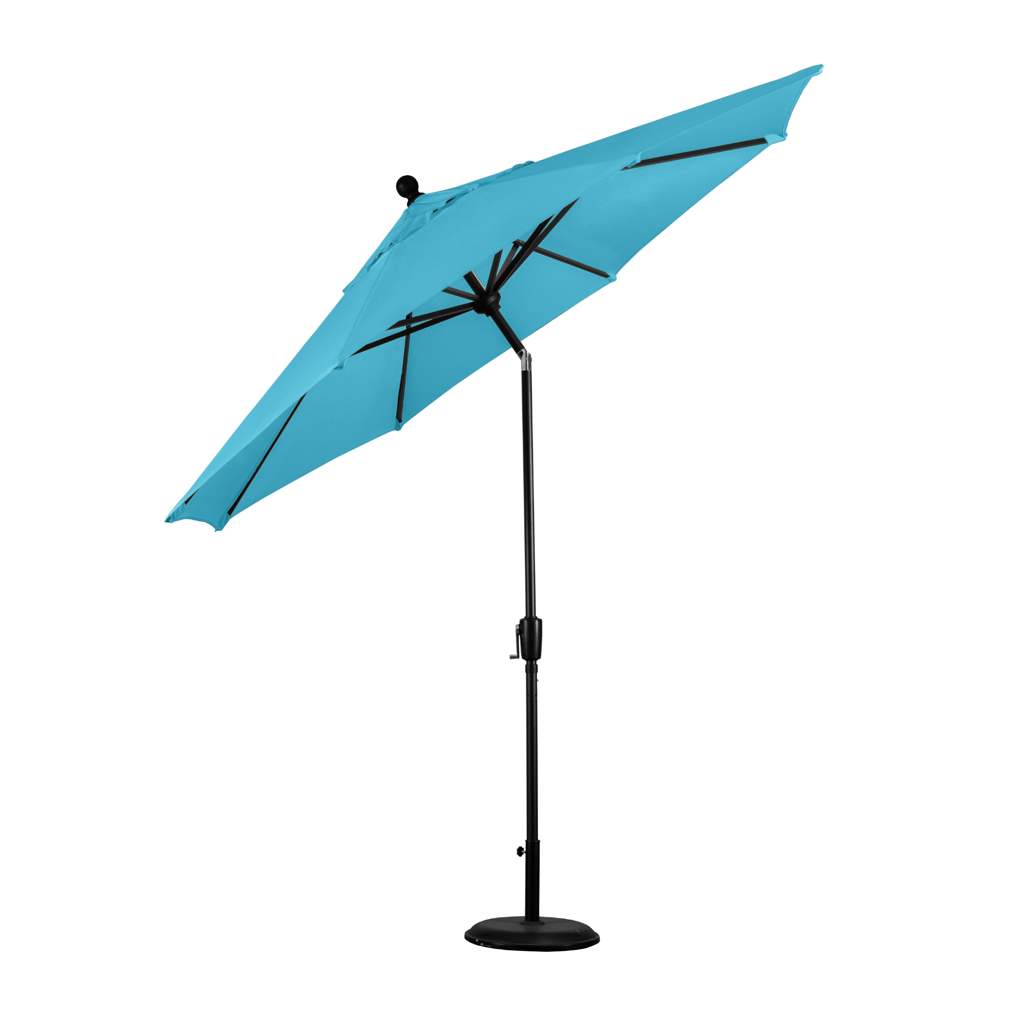 rio 270cm turquoise umbrella shelta tilted