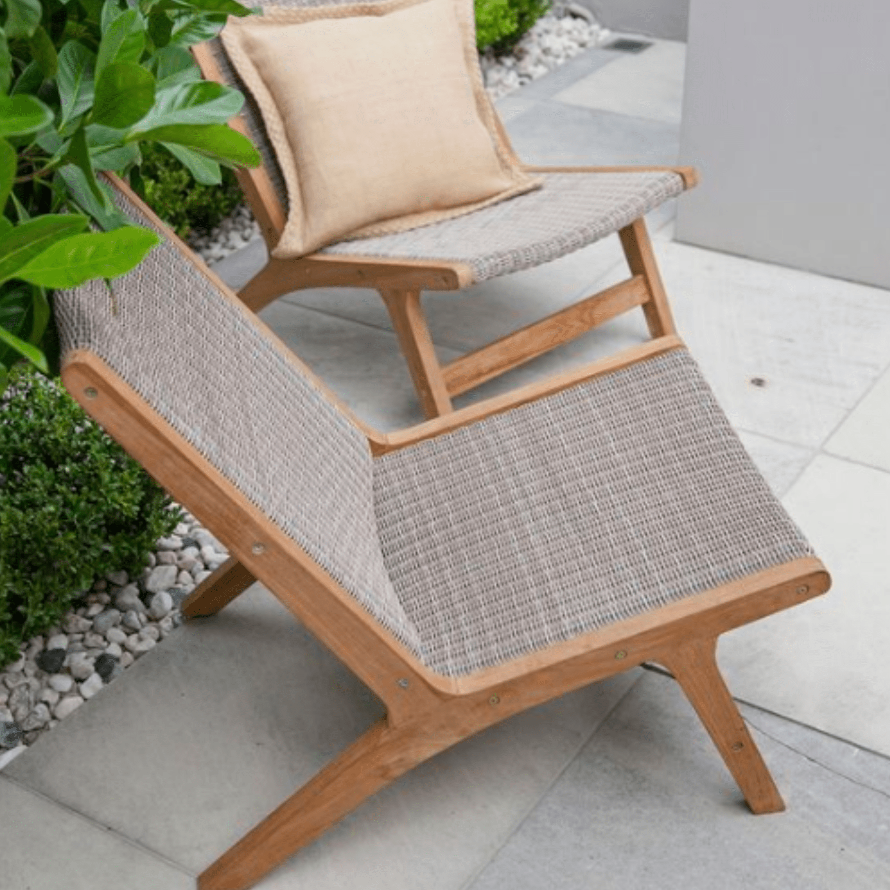 Salem Wicker Low Lounge 3pce Outdoor Setting - Irish Coffee - Lume Outdoor Living