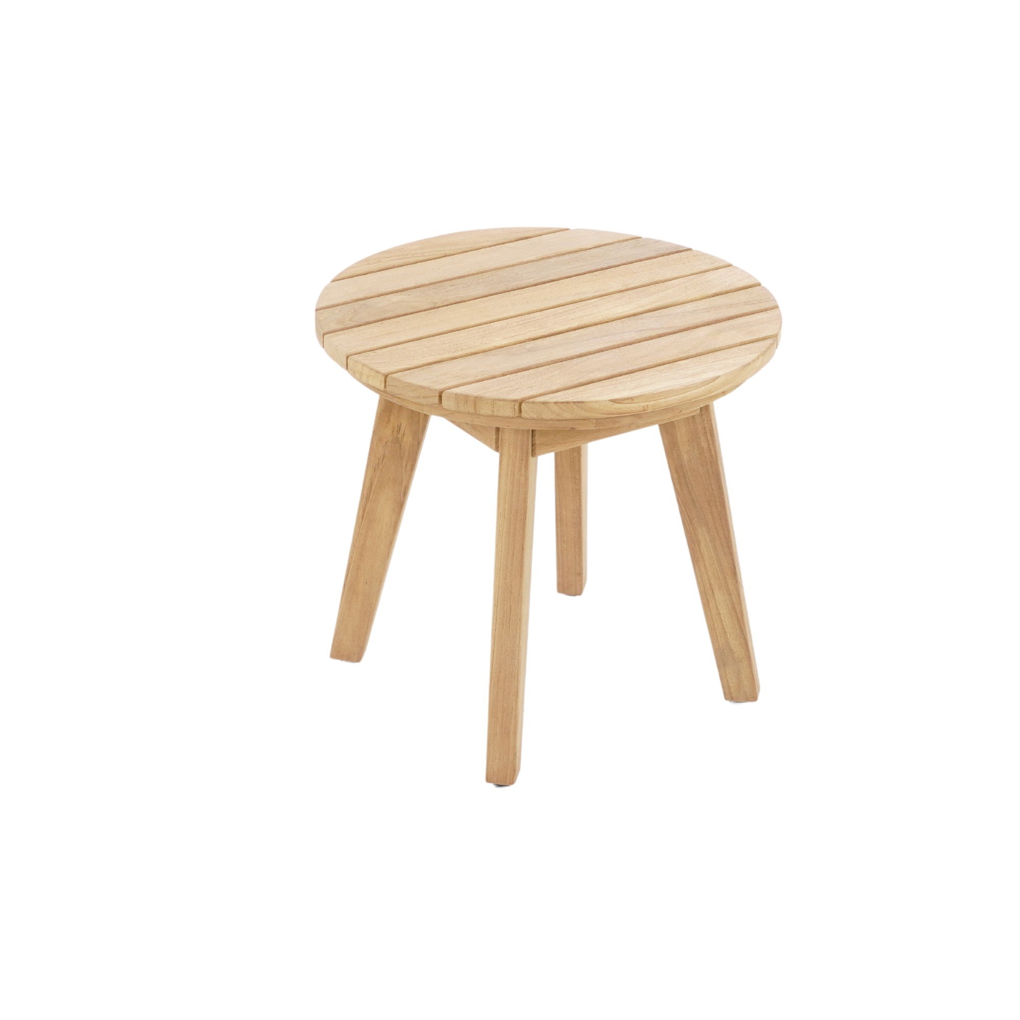 Salem 40cm round, low, outdoor teak side table