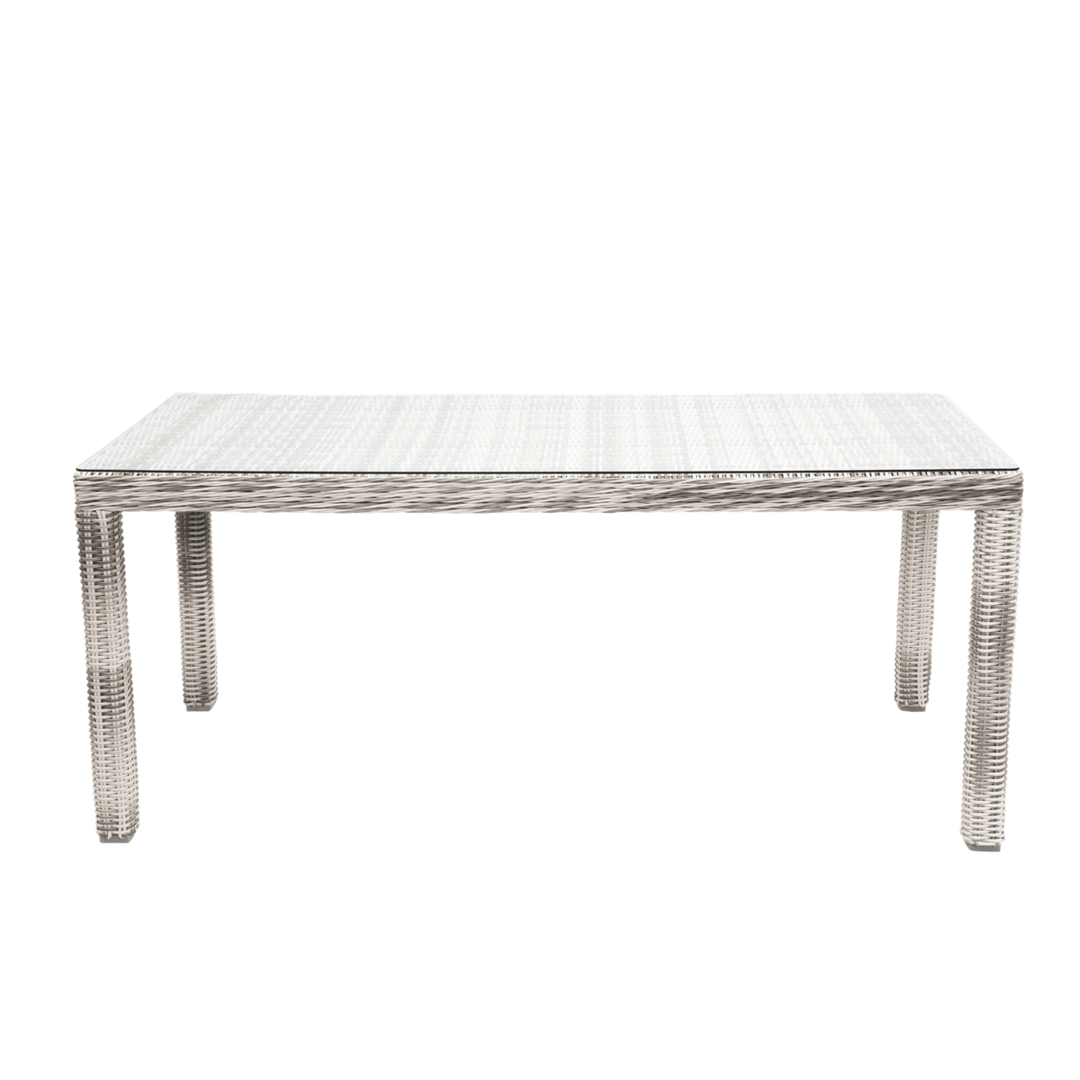 San Jose 180x90cm Dining Table - Zen White - Lume Outdoor Living