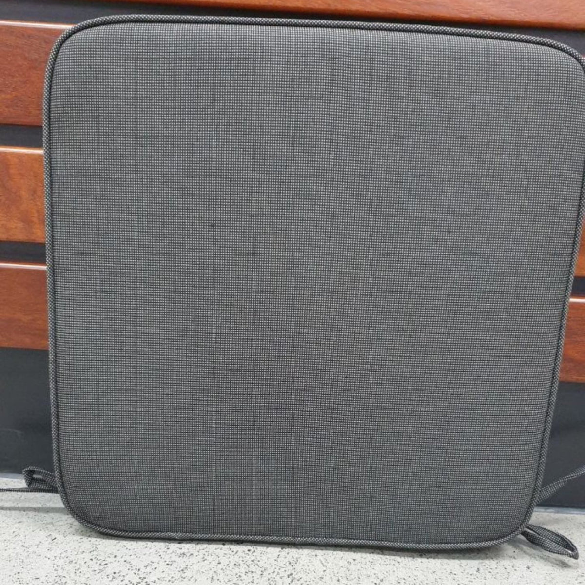 Shelta Haven Chair Seat Pad - Charcoal - Lume Outdoor Living