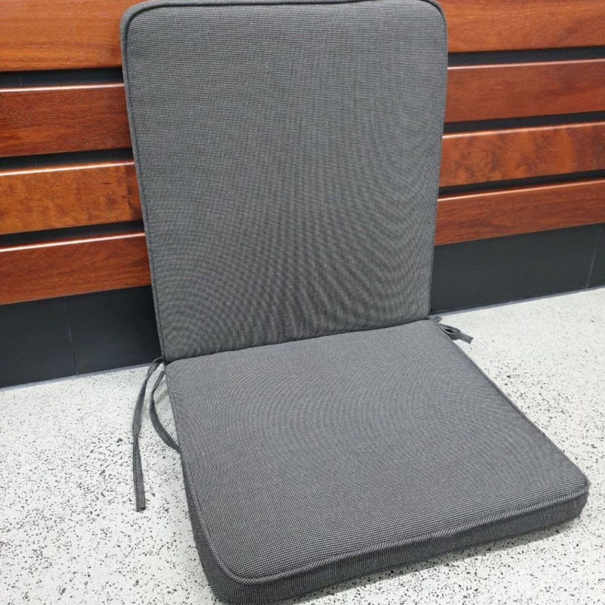 Shelta Midback Haven Chair Cushion - Charcoal - Lume Outdoor Living