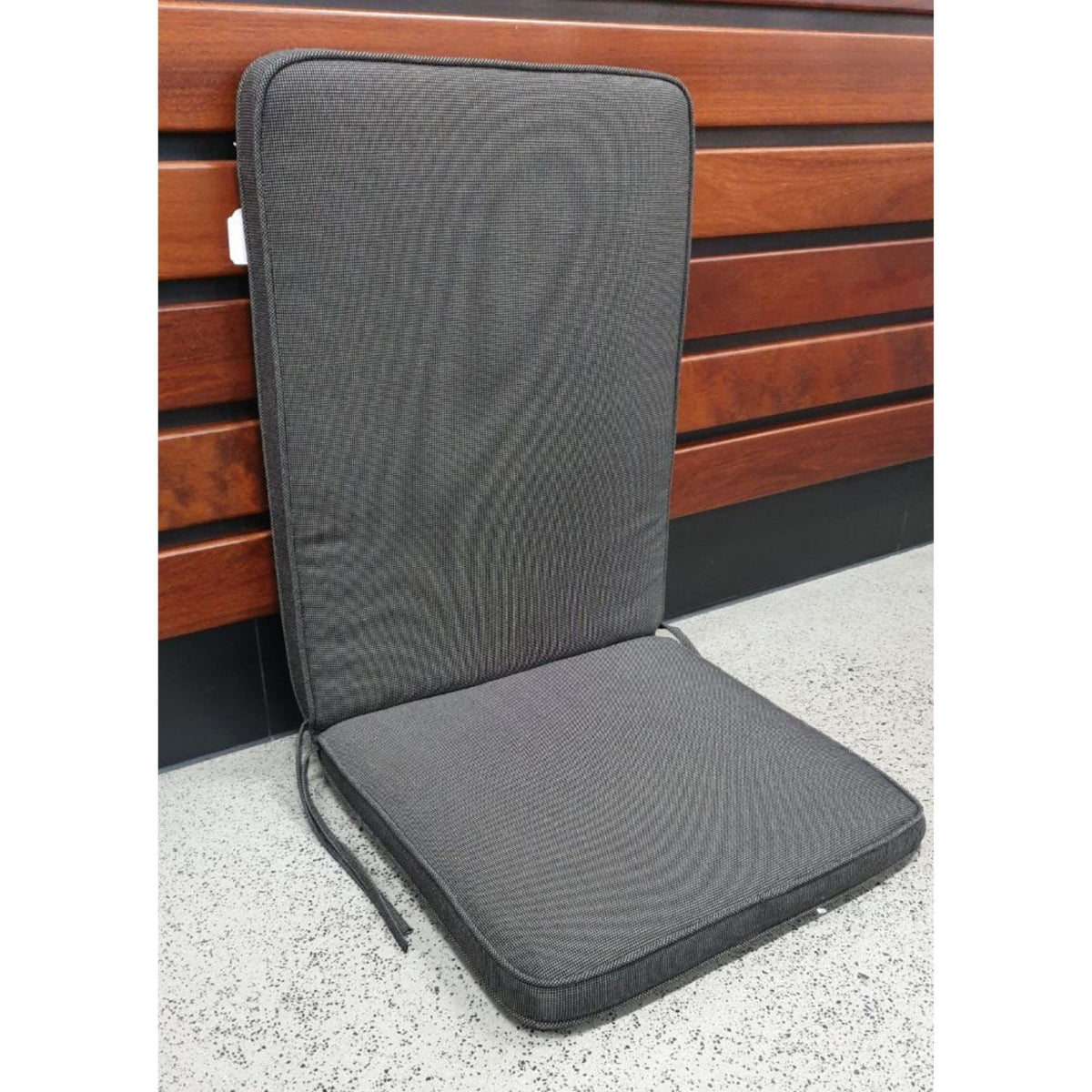 Shelta North Haven Highback Chair Cushion - Charcoal - Lume Outdoor Living