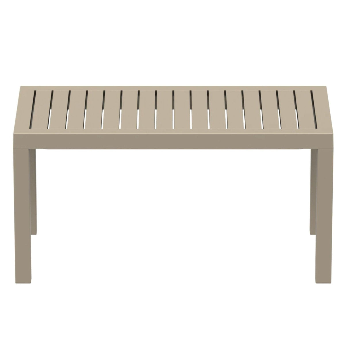 Siesta Ocean 90x45cm Coffee Table - Taupe - Commercial Grade - Lume Outdoor Living