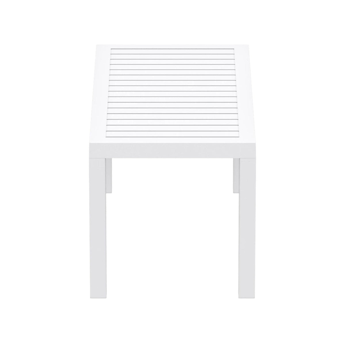 Siesta Ocean 90x45cm Coffee Table - White - Commercial Grade - Lume Outdoor Living