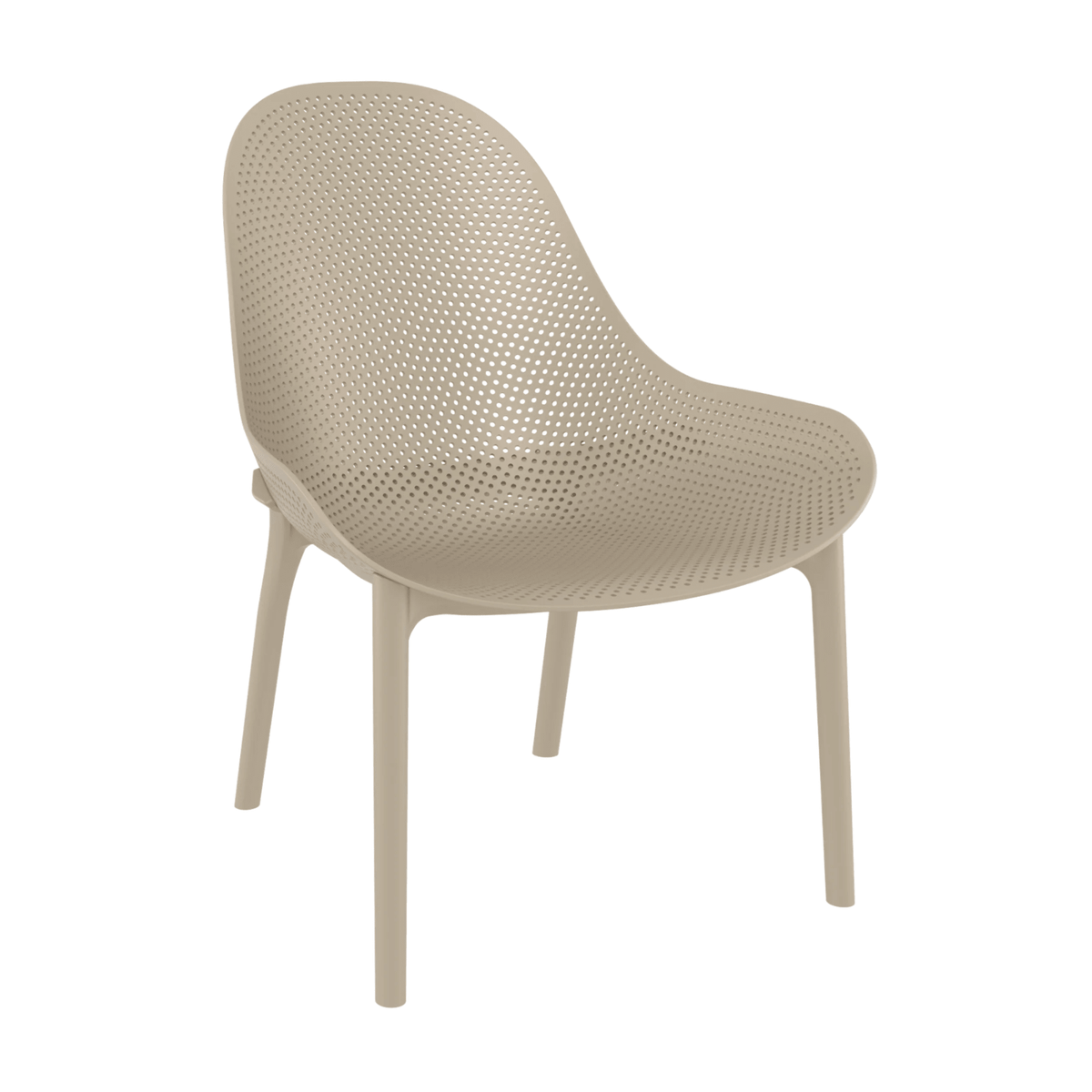 Siesta Sky 3pce Occasional Setting - Taupe - Commercial Grade - Lume Outdoor Living