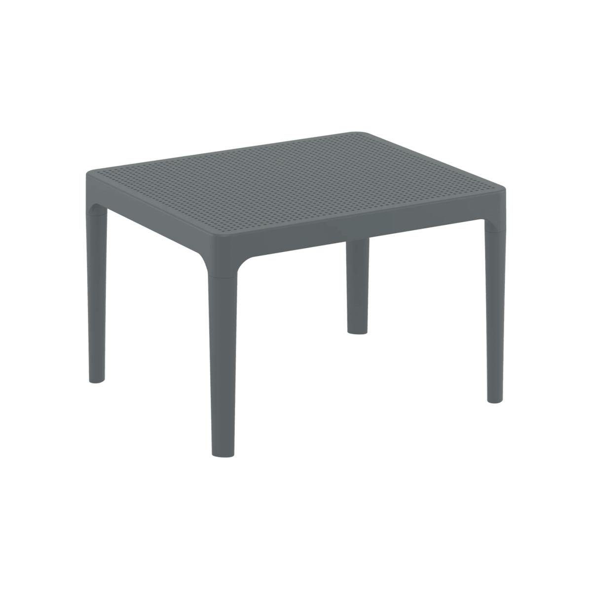 Siesta Sky 60x50cm Side Table - Anthracite - Commercial Grade - Lume Outdoor Living