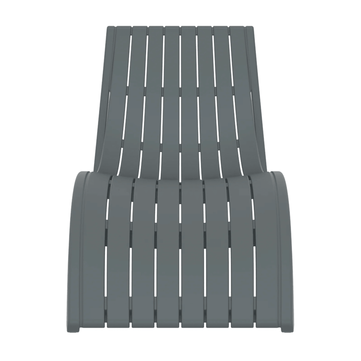 Siesta Slim Sunlounge - Anthracite - Commercial Grade - Lume Outdoor Living