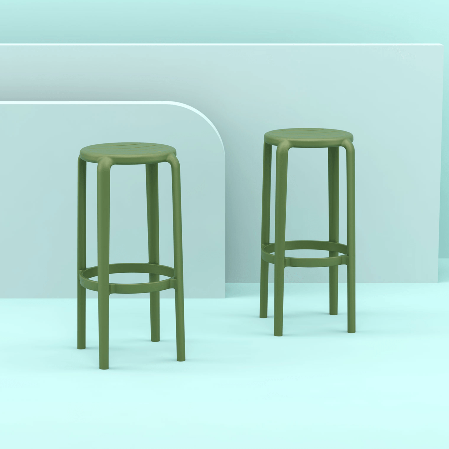 Siesta Tom Outdoor/Indoor Bar Stool 75cm - Lume Outdoor Living