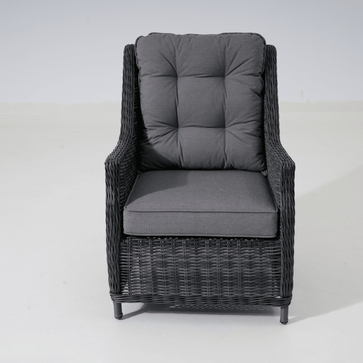 Swiss 4pce Lounge Setting with 3-seater - Castle Grey - Lume Outdoor Living