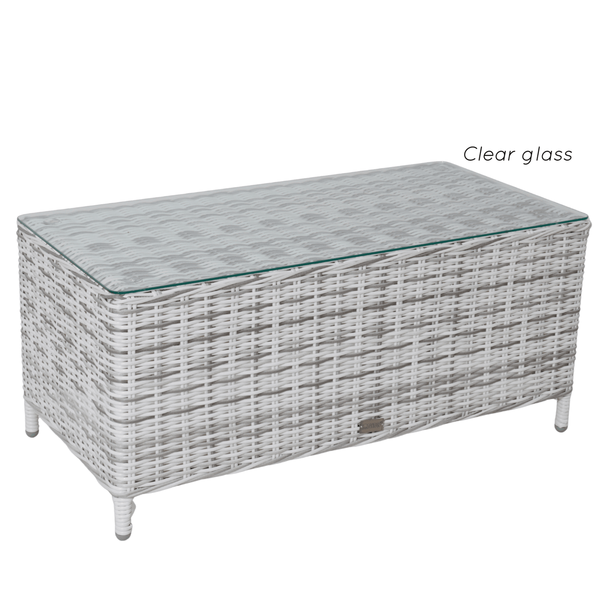 Swiss 4pce Lounge Setting with 3-seater - Zen White - Lume Outdoor Living