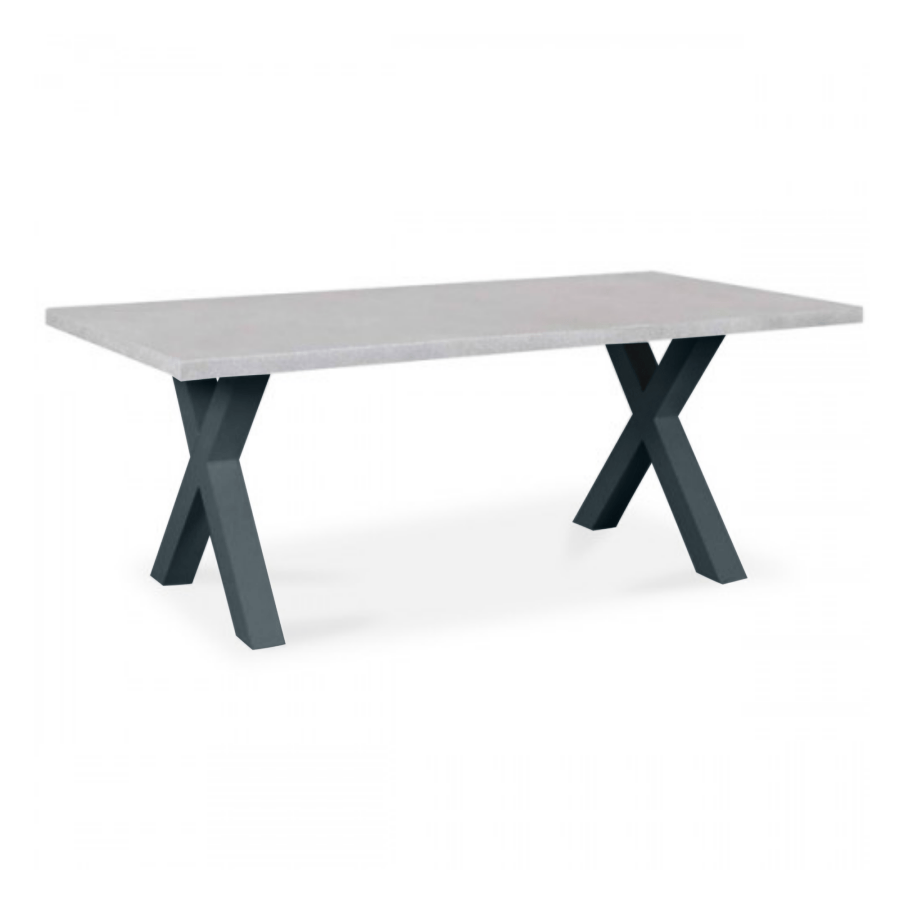 Switch GRC 3pce outdoor bench setting - gunmetal grey - Lume Outdoor Living