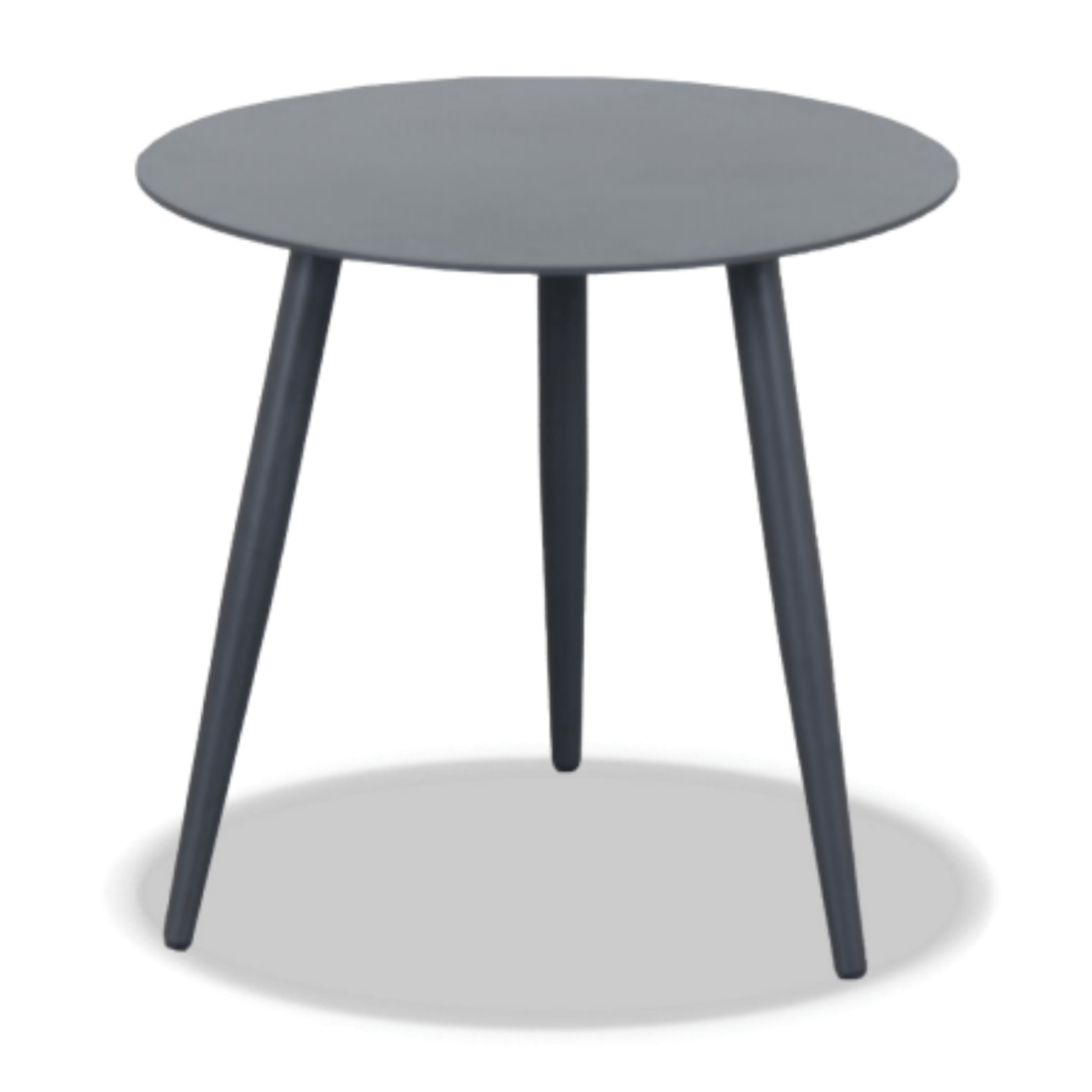 Syros Outdoor Side Table Gunmetal 50cm - Lume Outdoor Living