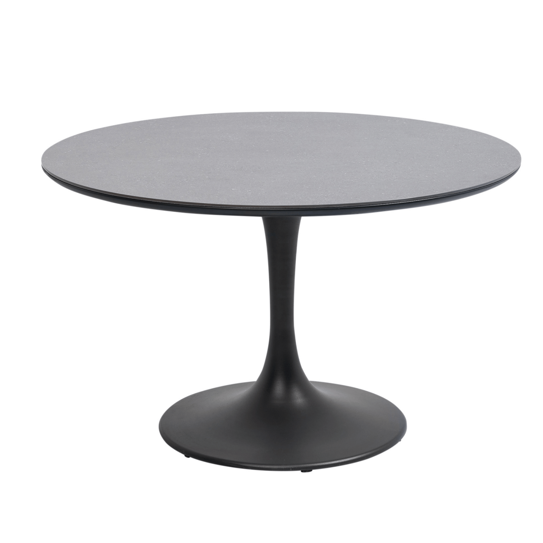 Tulip Round Outdoor Dining Table - Charcoal/bottega - Lume Outdoor Living