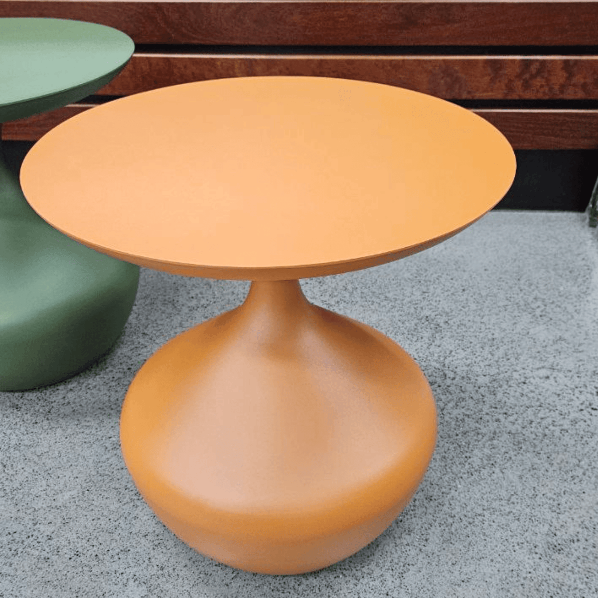 Ubud 48cm Round Side Table - Black - Lume Outdoor Living