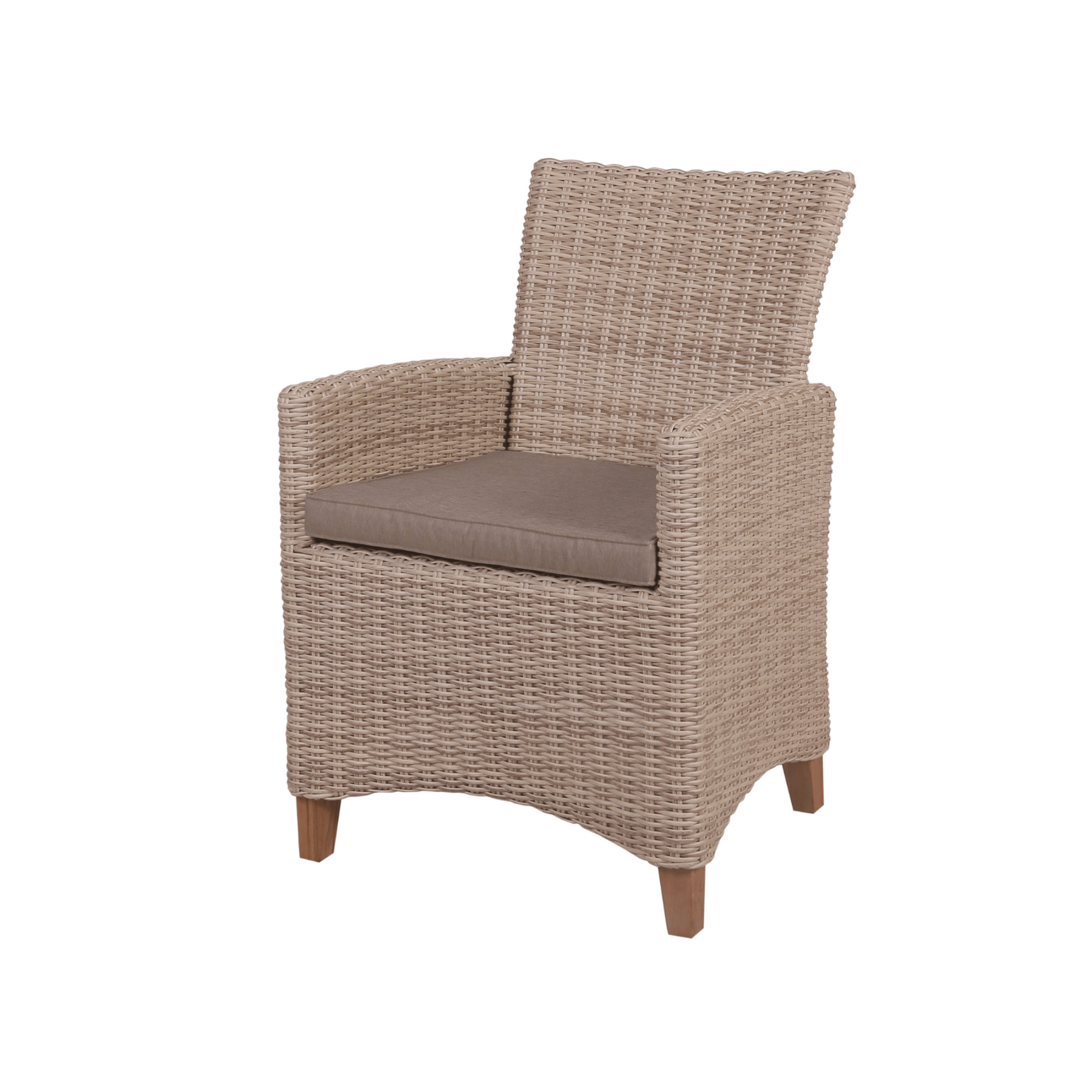 Venice wicker outdoor dining chair - Lume Outdoor Living