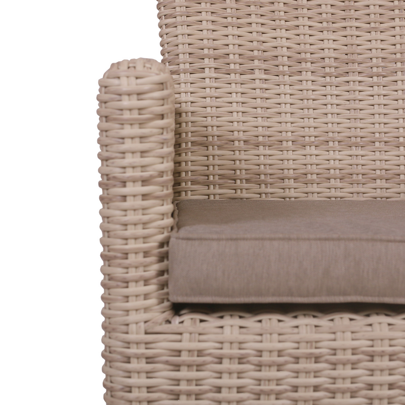 Venice wicker outdoor dining chair