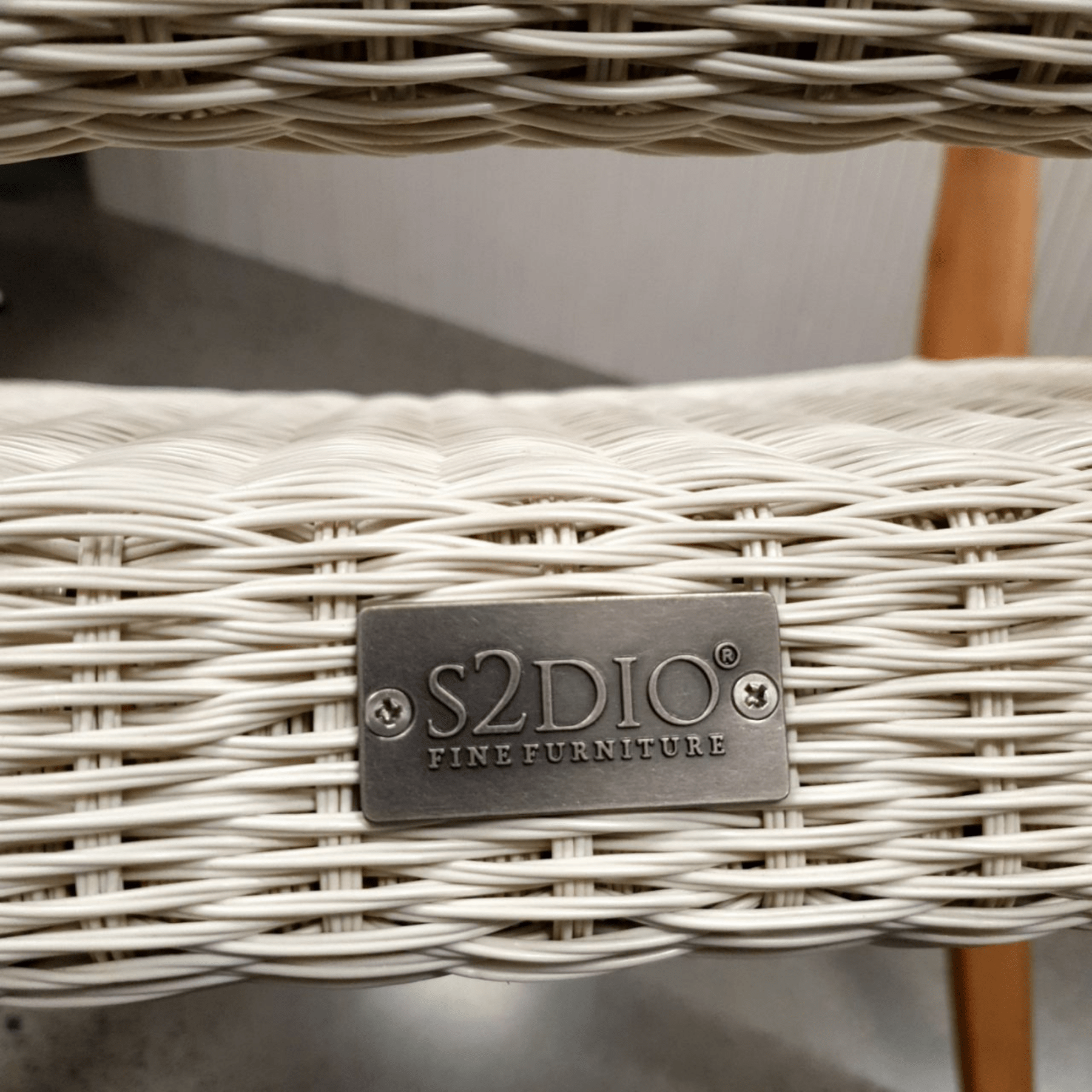 Winton Wicker Outdoor Dining Chair - fantasy white - Lume Outdoor Living