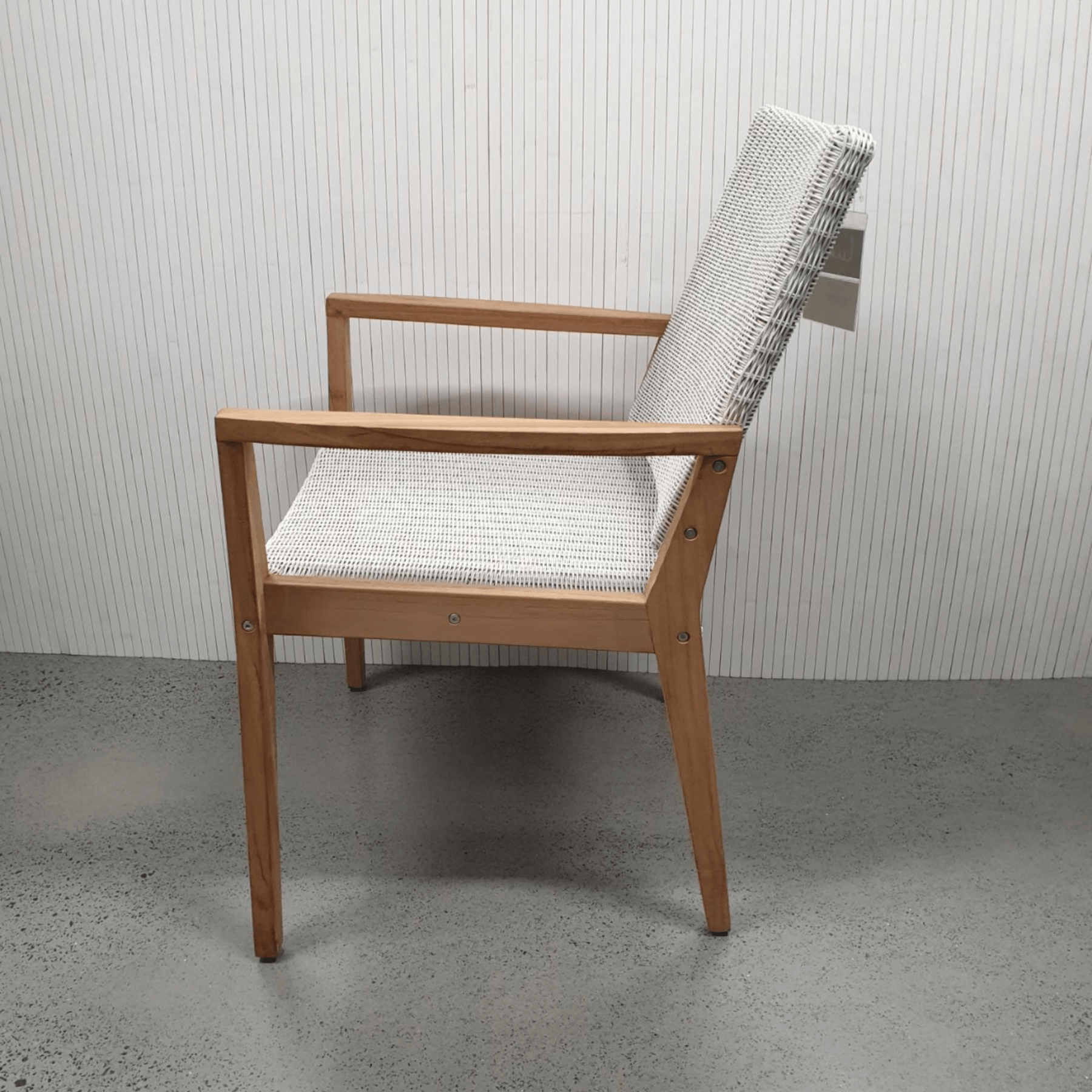 Winton Wicker Outdoor Dining Chair - fantasy white - Lume Outdoor Living