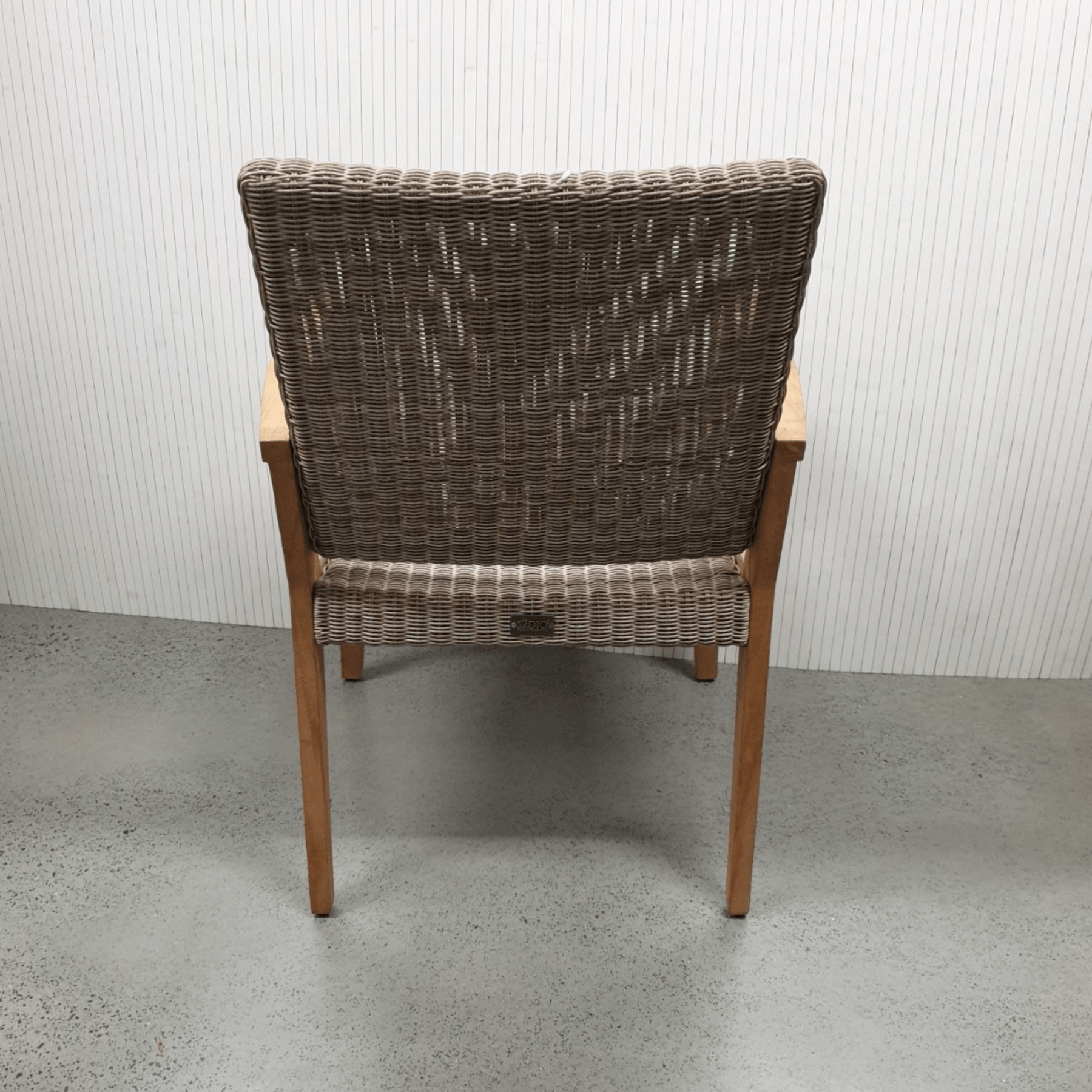 Winton Wicker Outdoor Dining Chair - irish coffee - Lume Outdoor Living