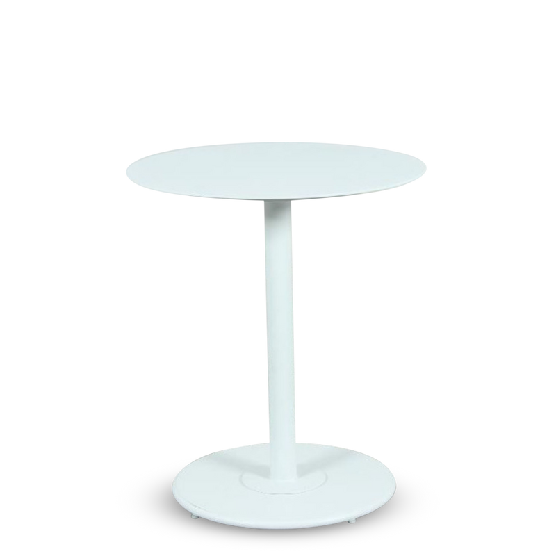 Checker Bistro Dining Table White